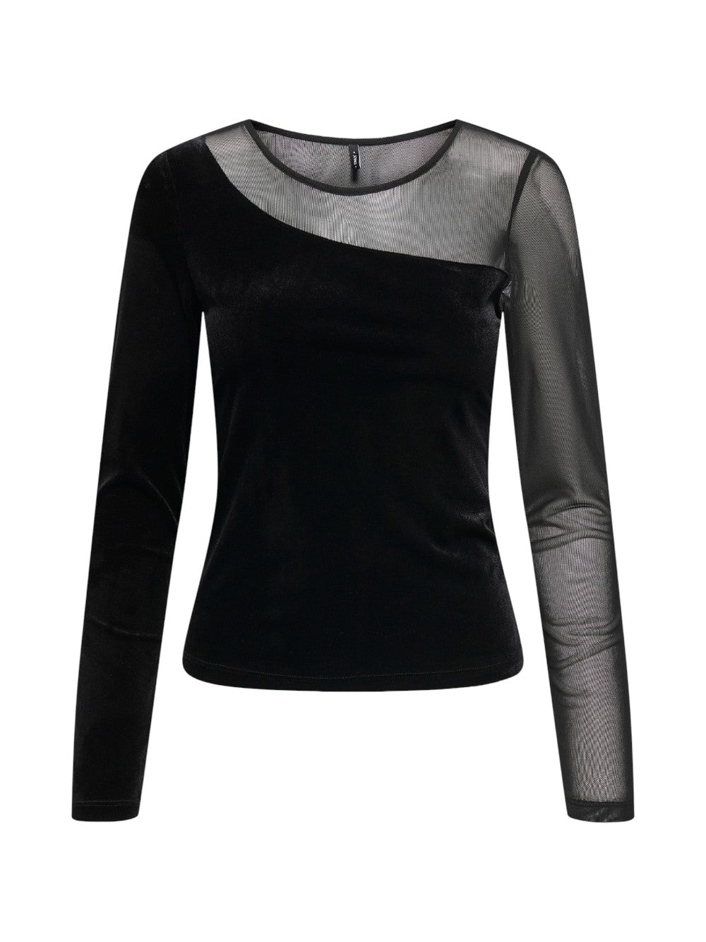 ONLY Maglia Donna ONLSMOOTH L/S MESH MIX TOP BOX JRS 15360668
