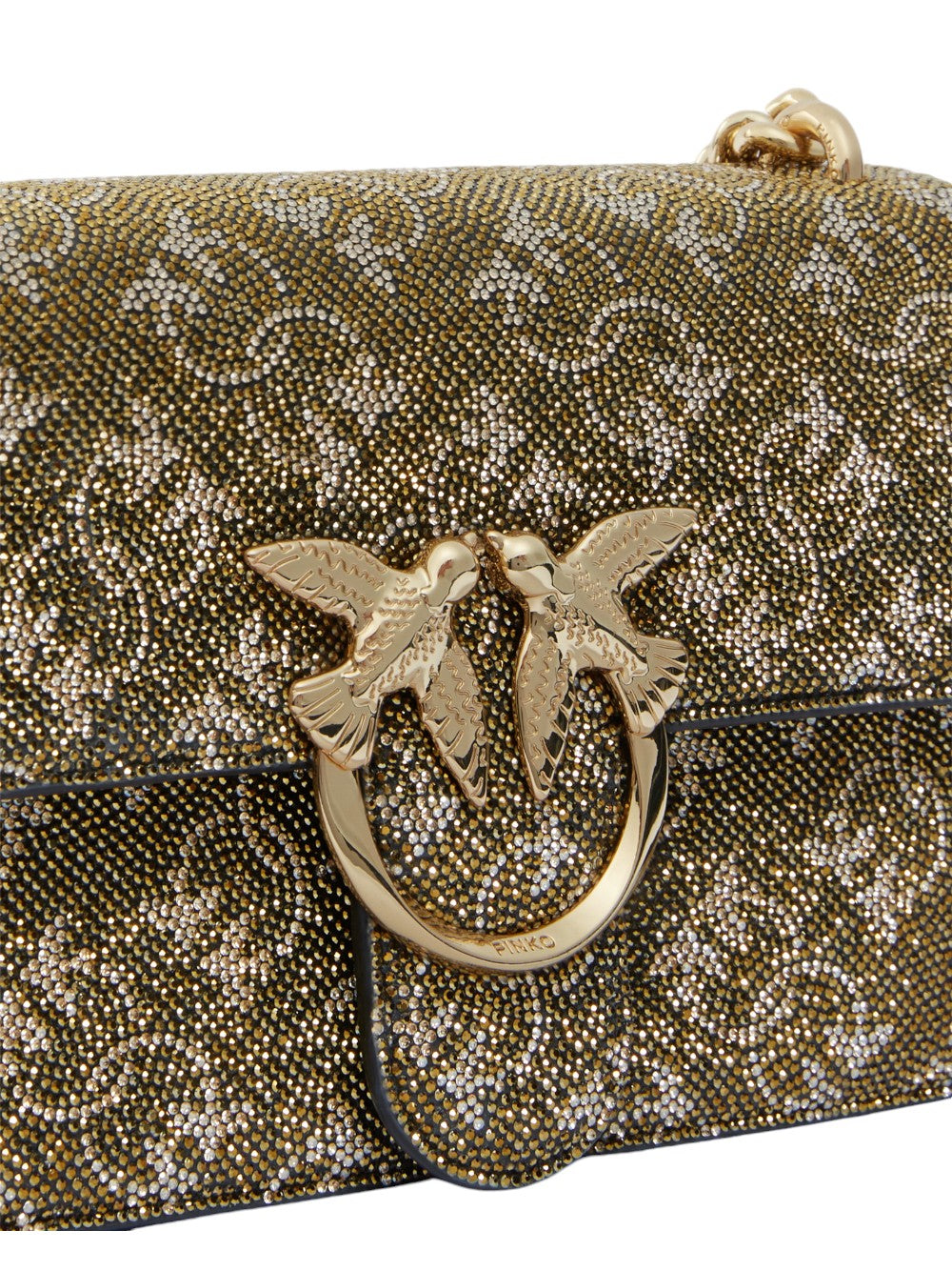 Pinko Women's Bag LOVE ONE MINI LIGHT CL MONOGRAM