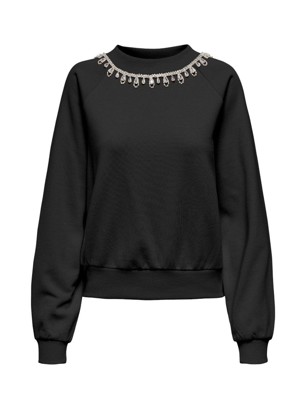 ONLY Felpa Donna ONLJETT L/S O-NECK EMB. BOX SWT 15355912