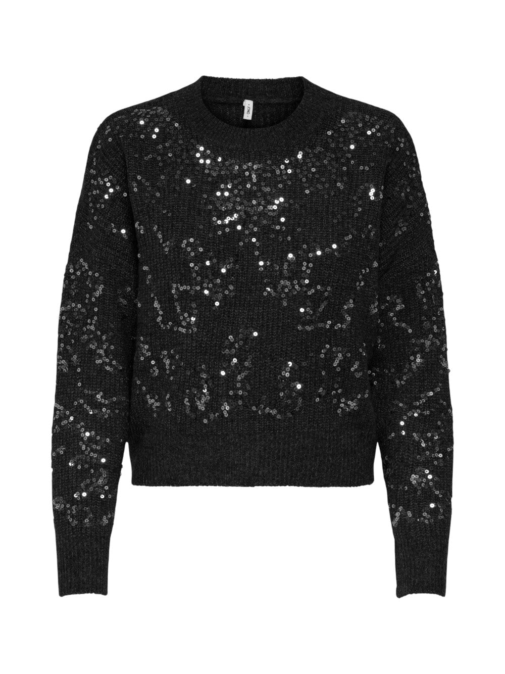 ONLY Maglia Donna ONLALTA LS SEQUIN O-NECK KNT 15353230