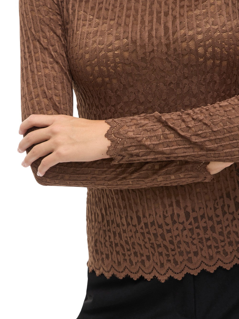 VILA Maglia Donna VIROMINA BOATNECK L/S TOP/TES 14108569
