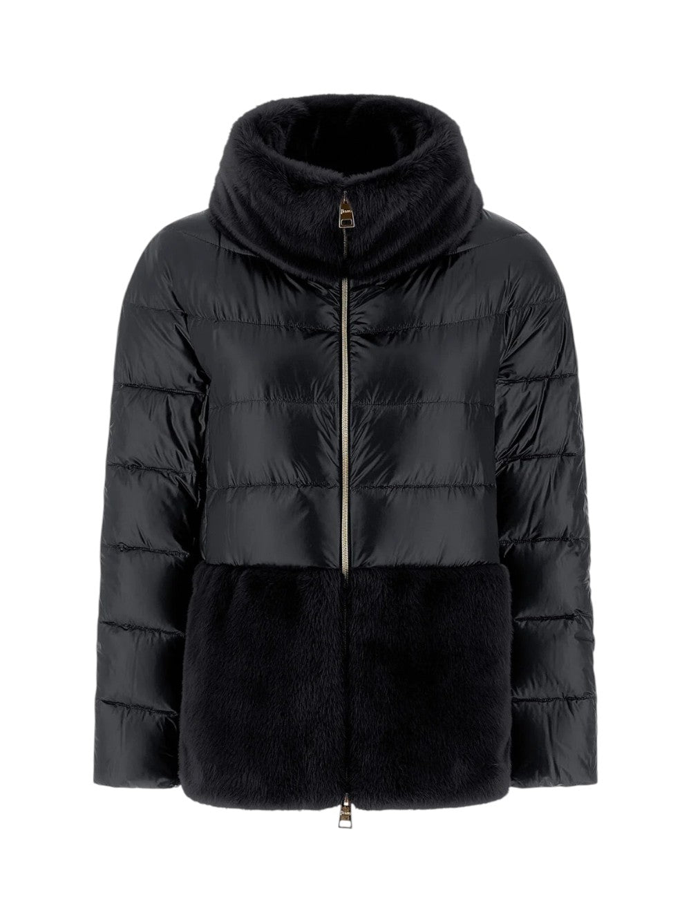 Herno GIUBBINO Donna CAPPA IN NYLON ULTRALIGHT E FAUX FUR PI001933D12017Z