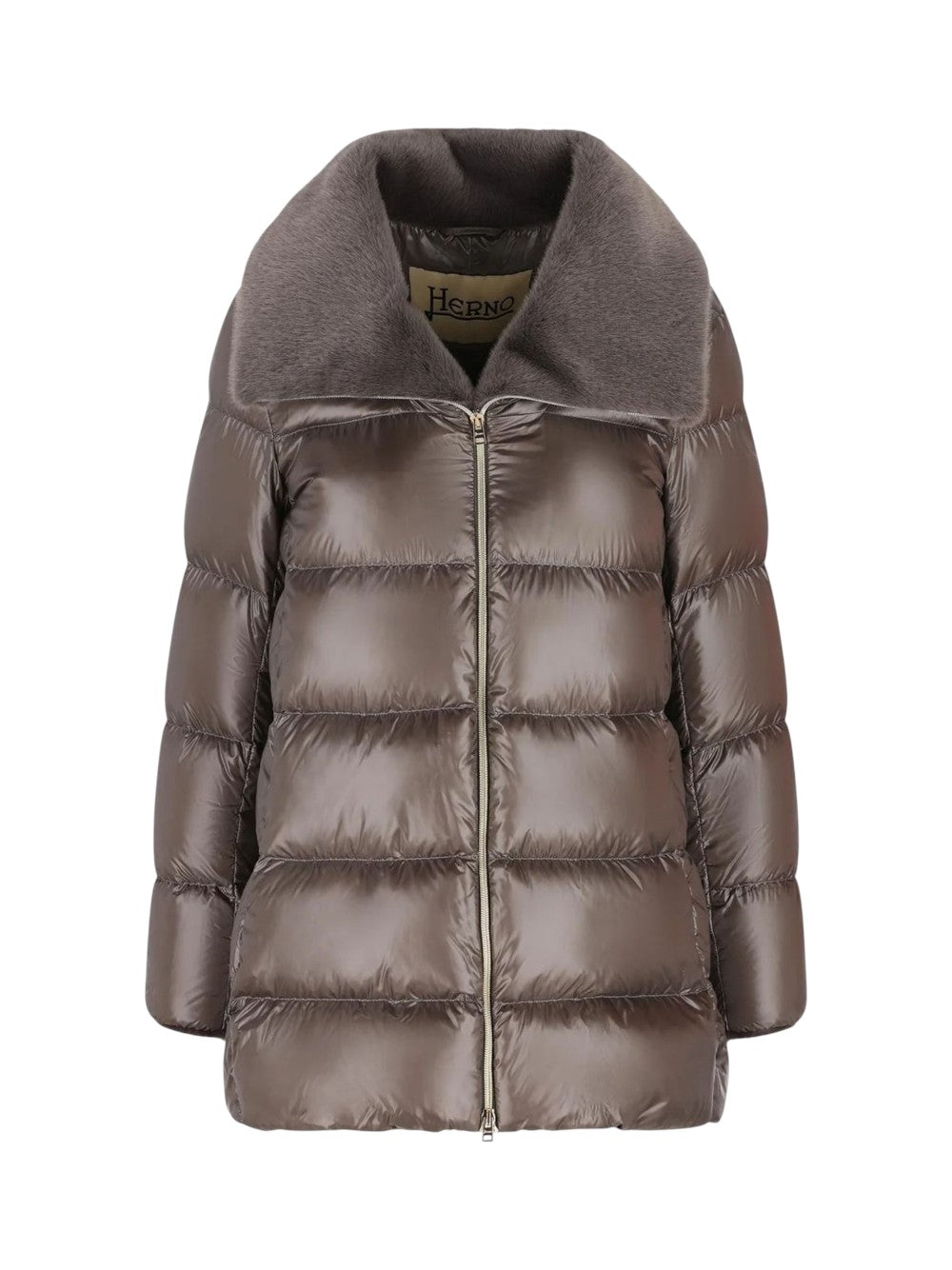 Herno GIUBBINO Donna A-SHAPE NYLON ULTRALIGHT E FAUX FUR PI002140D12017Z
