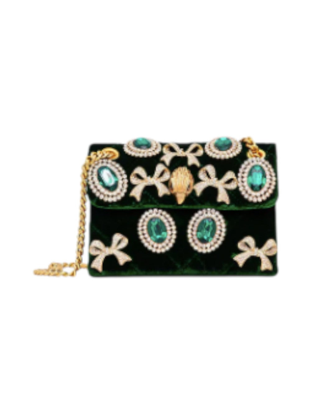 Kurt Geiger Borsa Donna VELVET MINI KENSINGTON VELVET MINI KENSINGTON