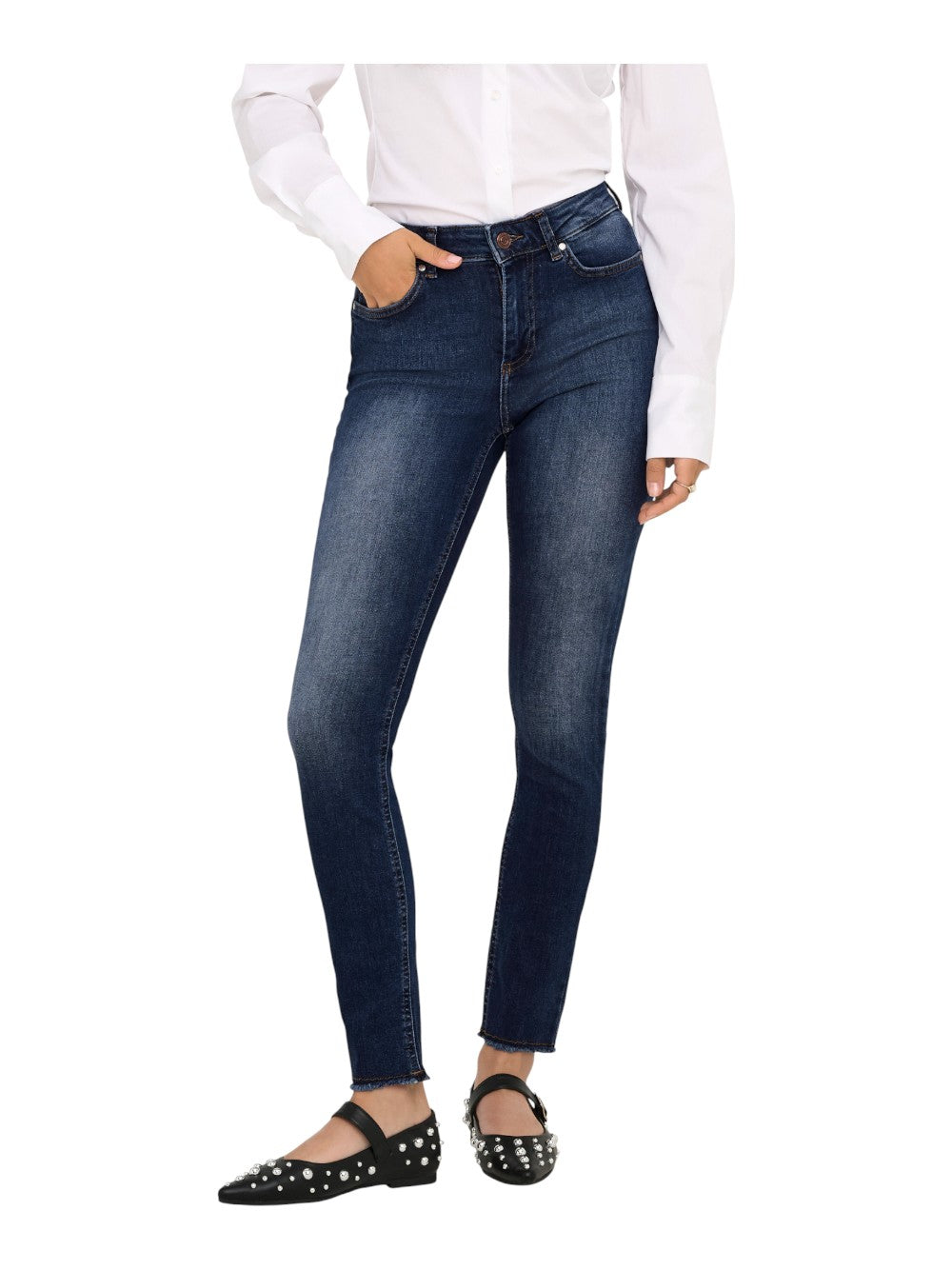 ONLY Jeans Donna ONLBLUSH MID SK ANK RW DNM REA082 NOOS 15326343