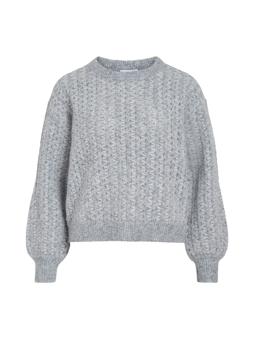 VILA Maglia Donna VIRYLEIGH O-NECK L/S KNIT TOP/TES 14108860