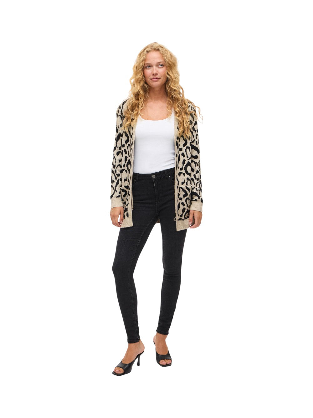 VILA Maglia Donna VITIF OPEN L/S KNIT CARDIGAN - NOOS 14110112