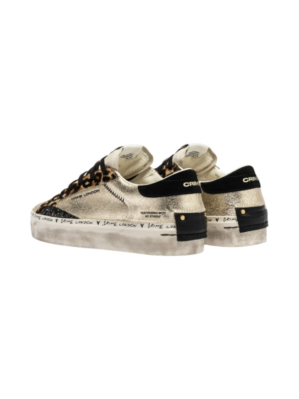 Crime London Sneakers Donna DISTRESSED PLATFORM 25071AA8.26