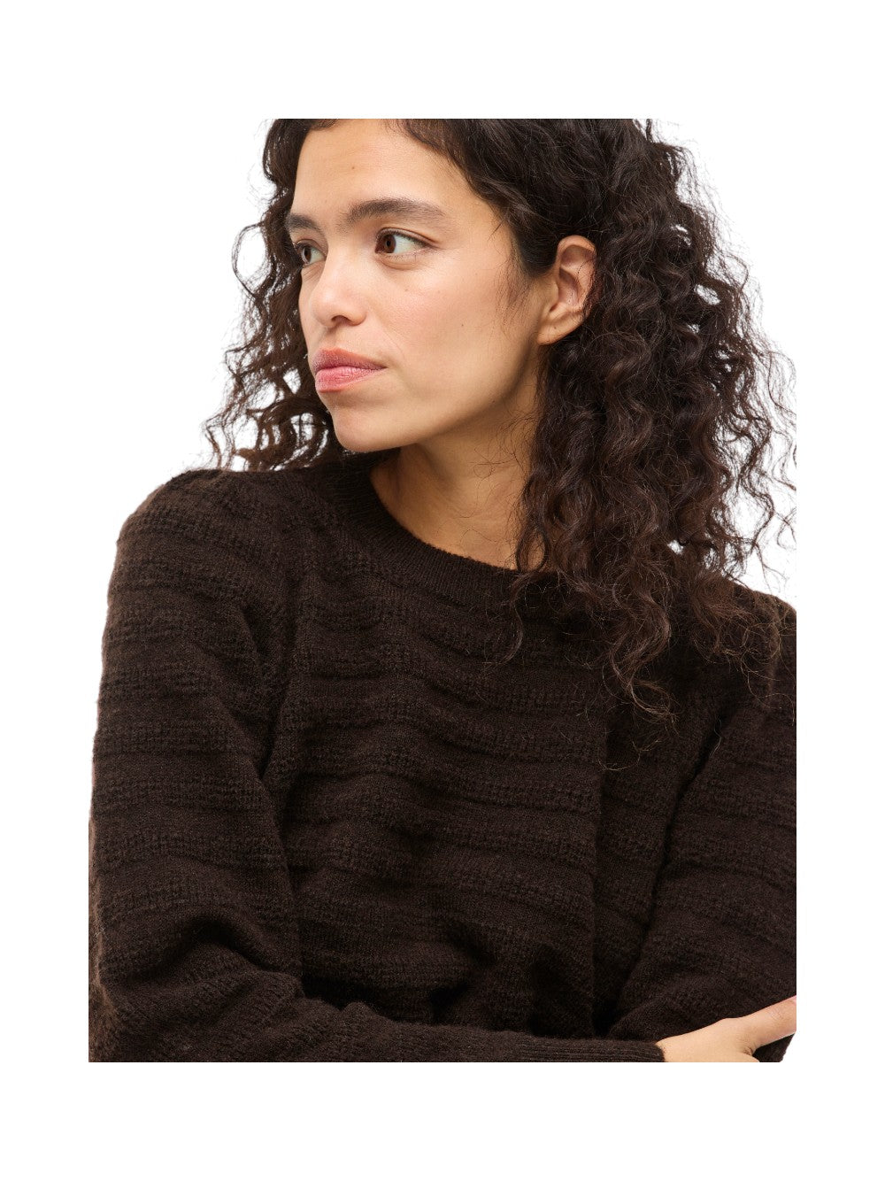 VILA Maglia Donna VIJAYLA O-NECK L/S KNIT TOP 14108795