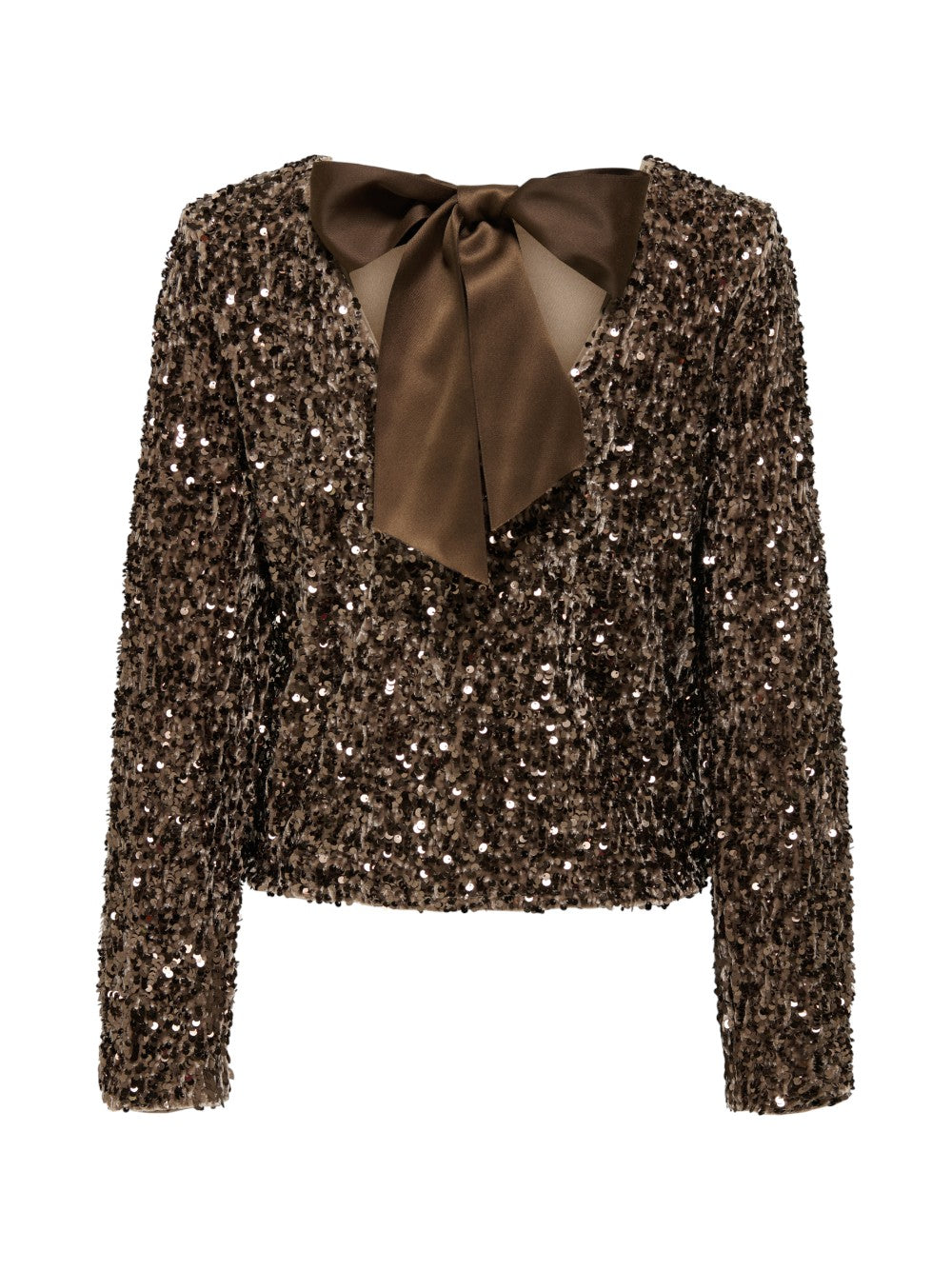ONLY Maglia Donna ONLCONFIDENCE L/S SEQUIN BOW TOP JRS 15360166