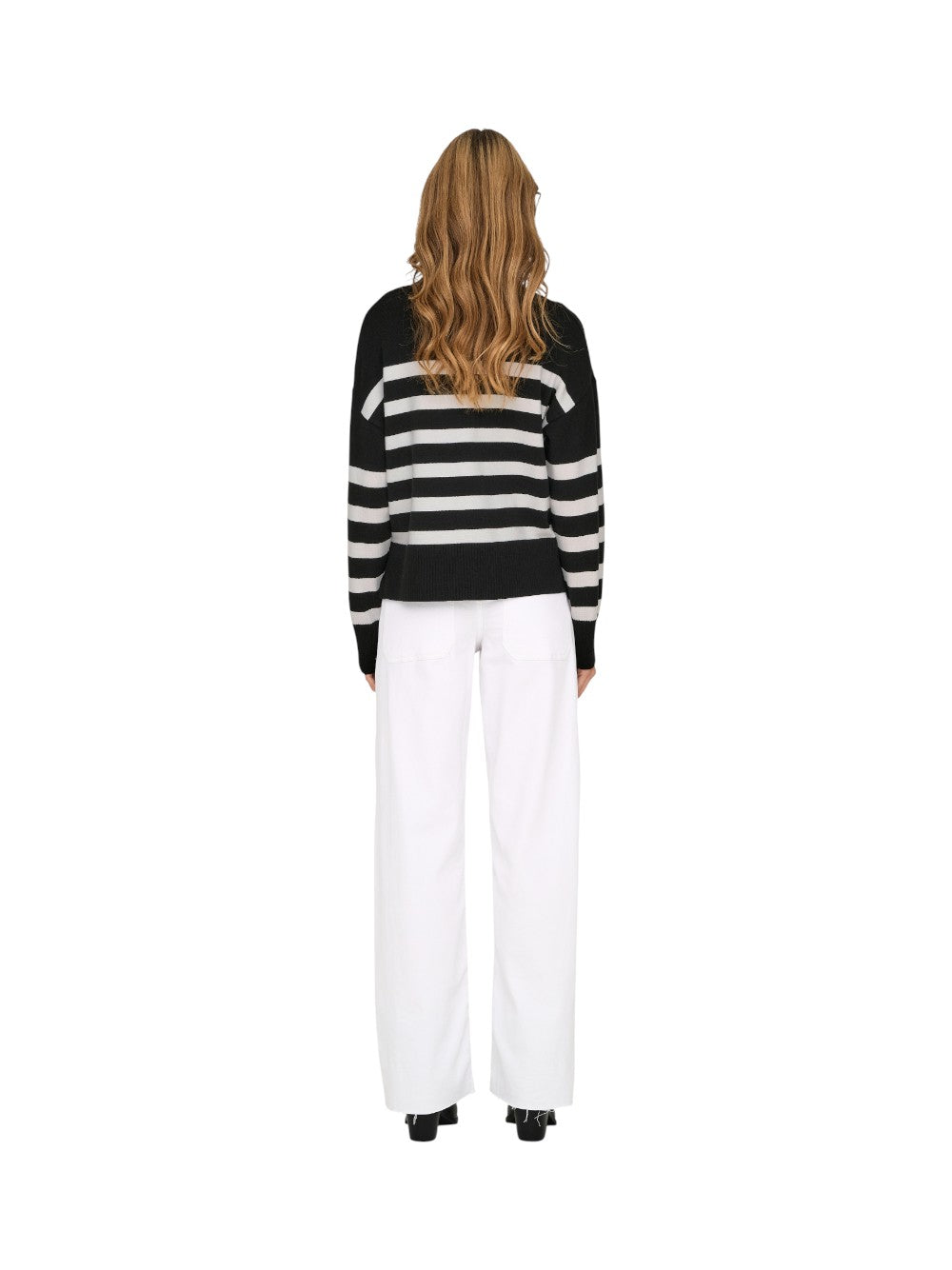 ONLY Maglia Donna ONLBARI L/S HIGHNECK KNT NOOS 15283109