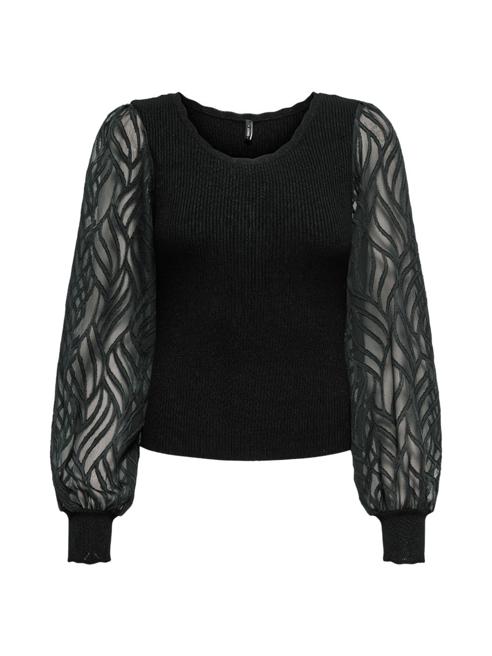 ONLY Maglia Donna ONLJULIE LS RIB MIX O-NECK CC KNT 15350562