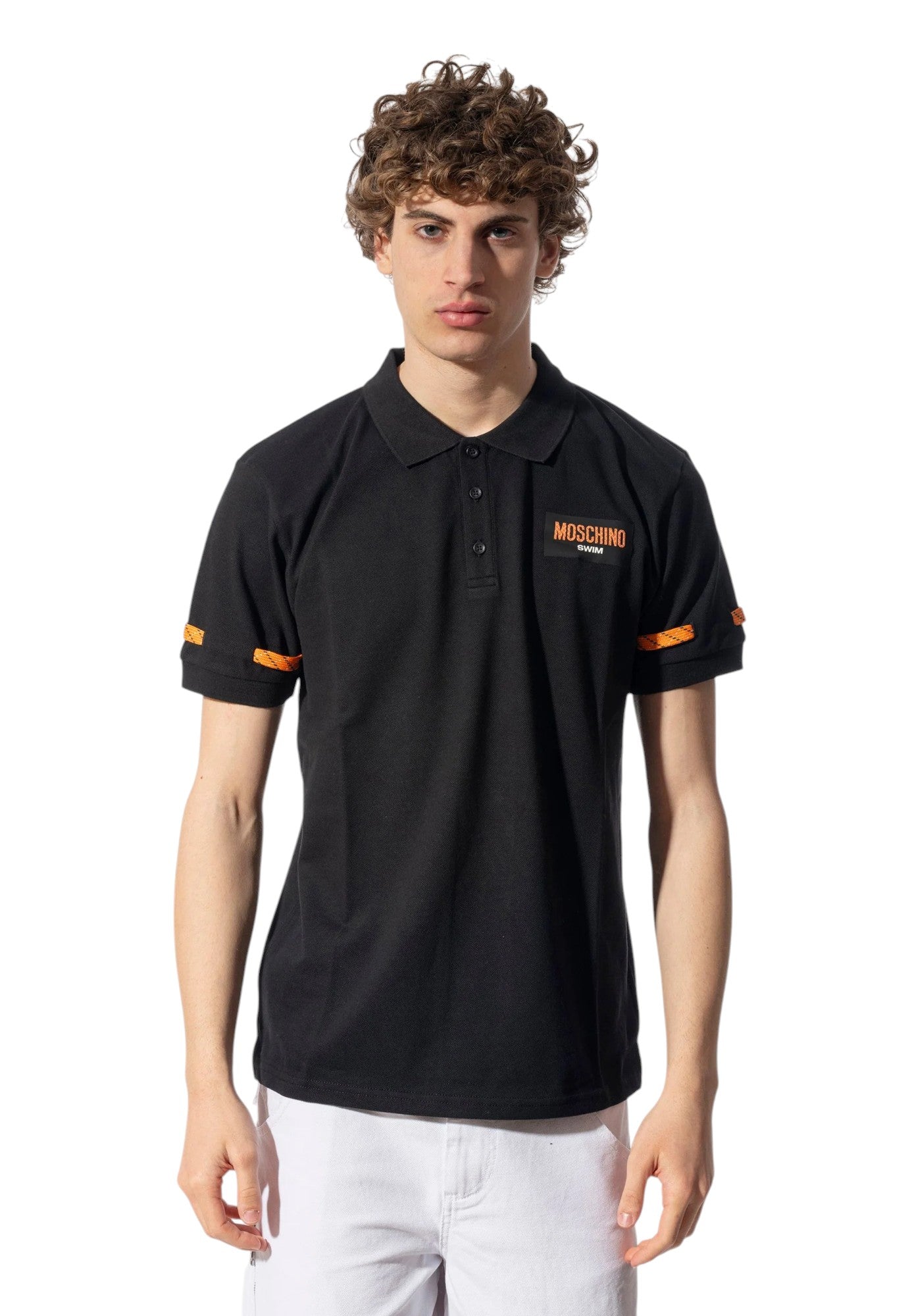 Moschino Swim Mens Moschino Polo Moschino Swim Polo Shirt Cotton
