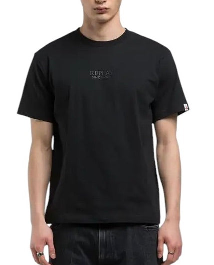 T-shirt Uomo Con Stampa Bianca T-shirt Uomo Con Stampa Bianca
