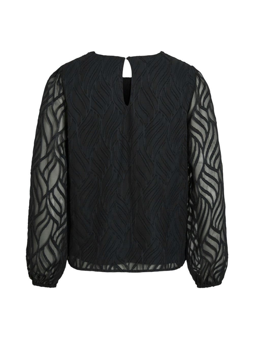 VILA Blusa Donna VIMIKA O-NECK L/S TOP - NOOS 14107406