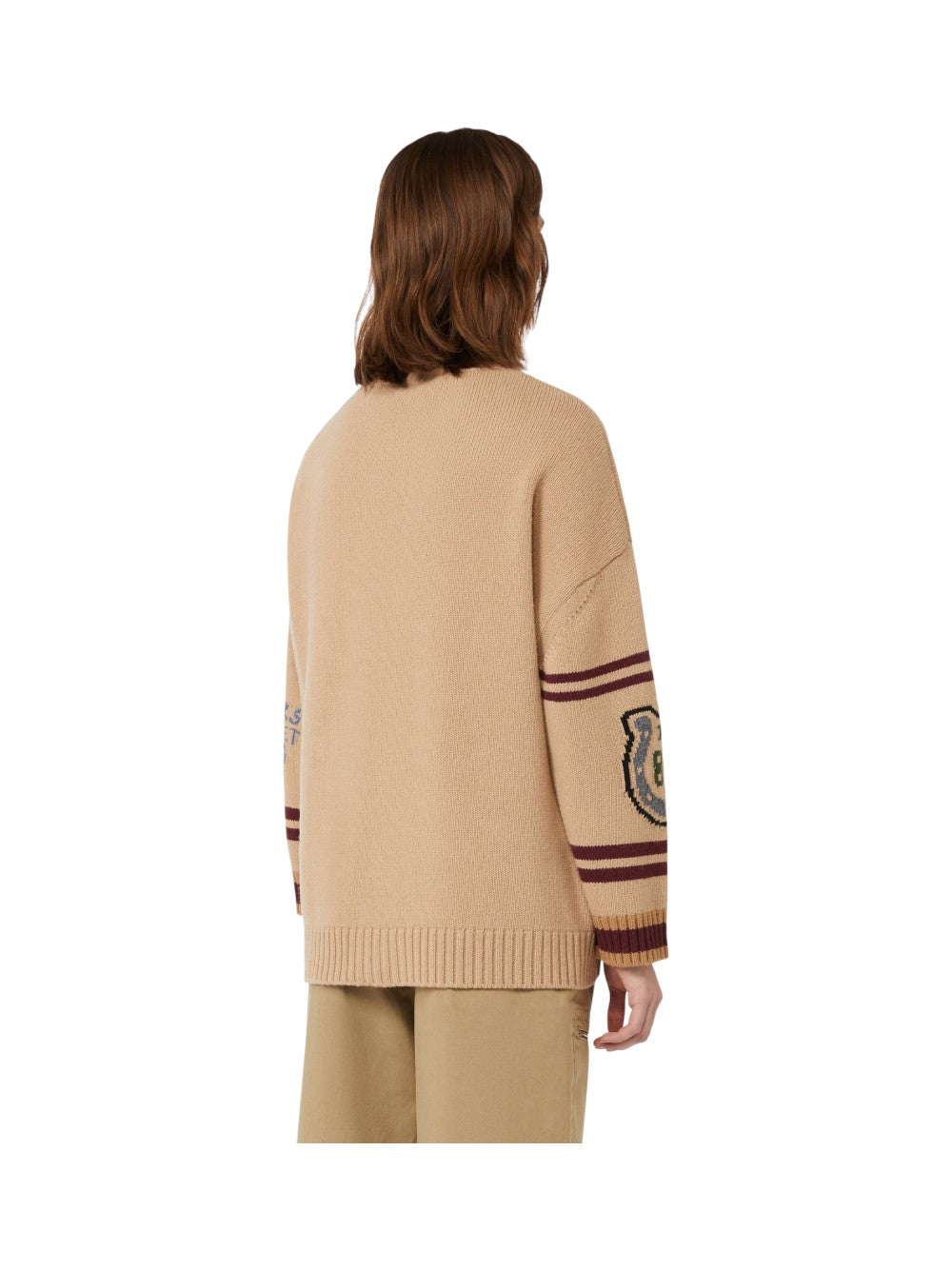 Max Mara Weekend Cardigan Donna BELGIO 2525346082600 004