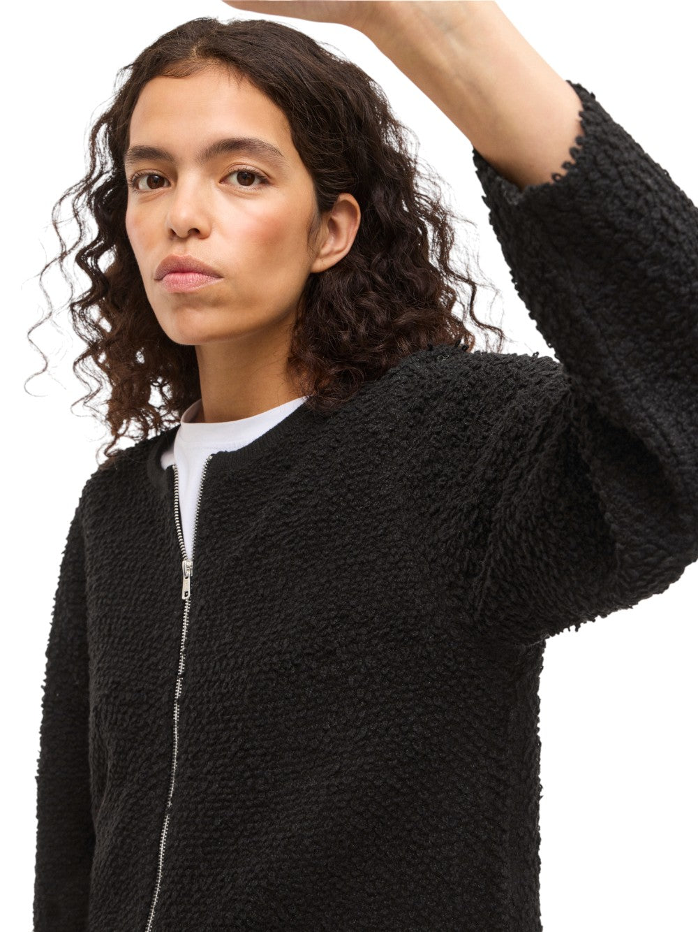 VILA Cardigan Donna VIPAZA O-NECK L/S ZIPPER KNIT CARDIGAN 14109011