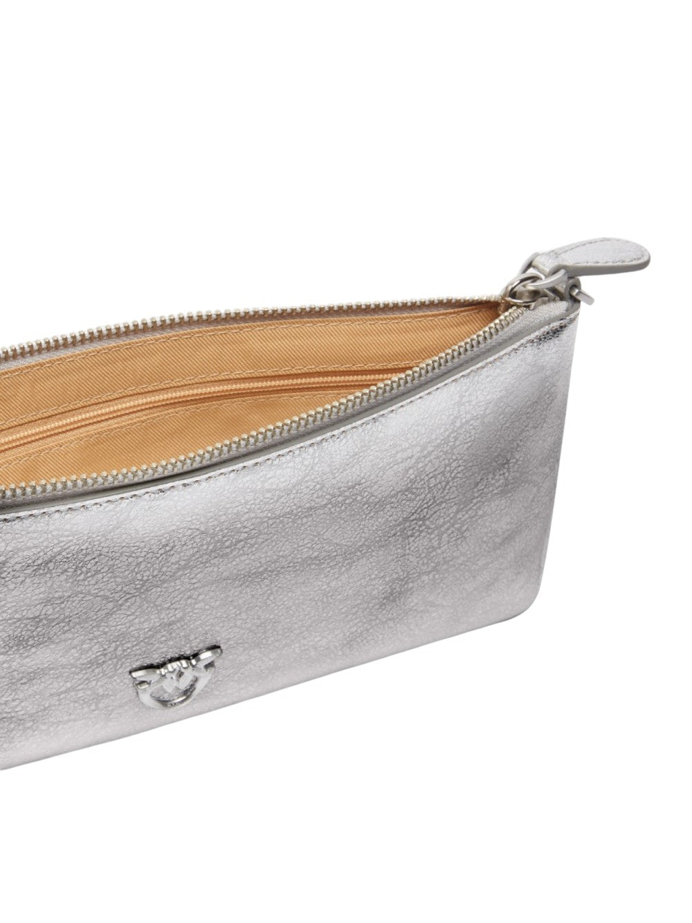 Pinko Women's Horizontal Flat Laminated Leather Bag
