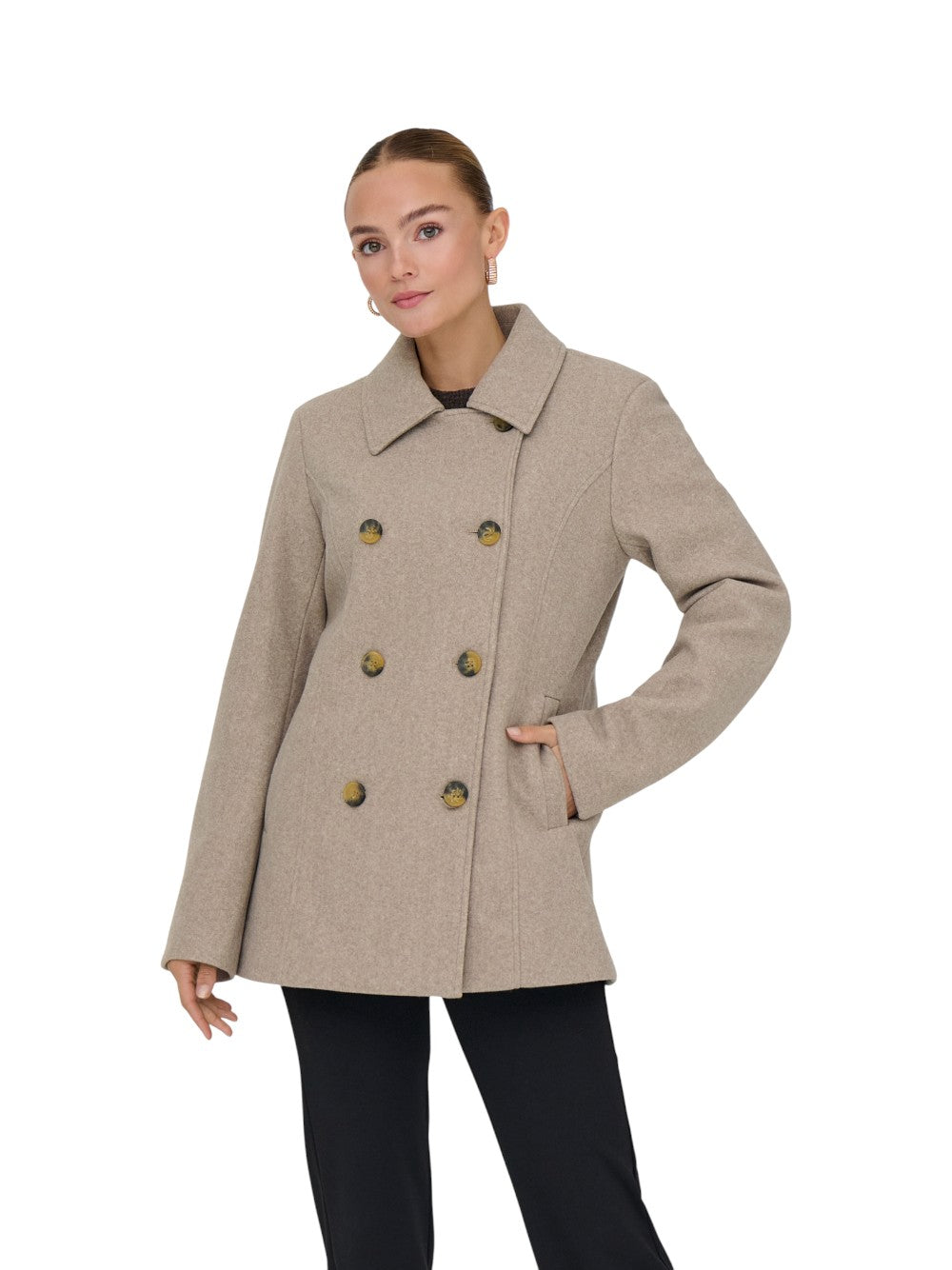 ONLY Cappotto Donna ONLBLAKE LIFE PEACOAT CC OTW 15349215
