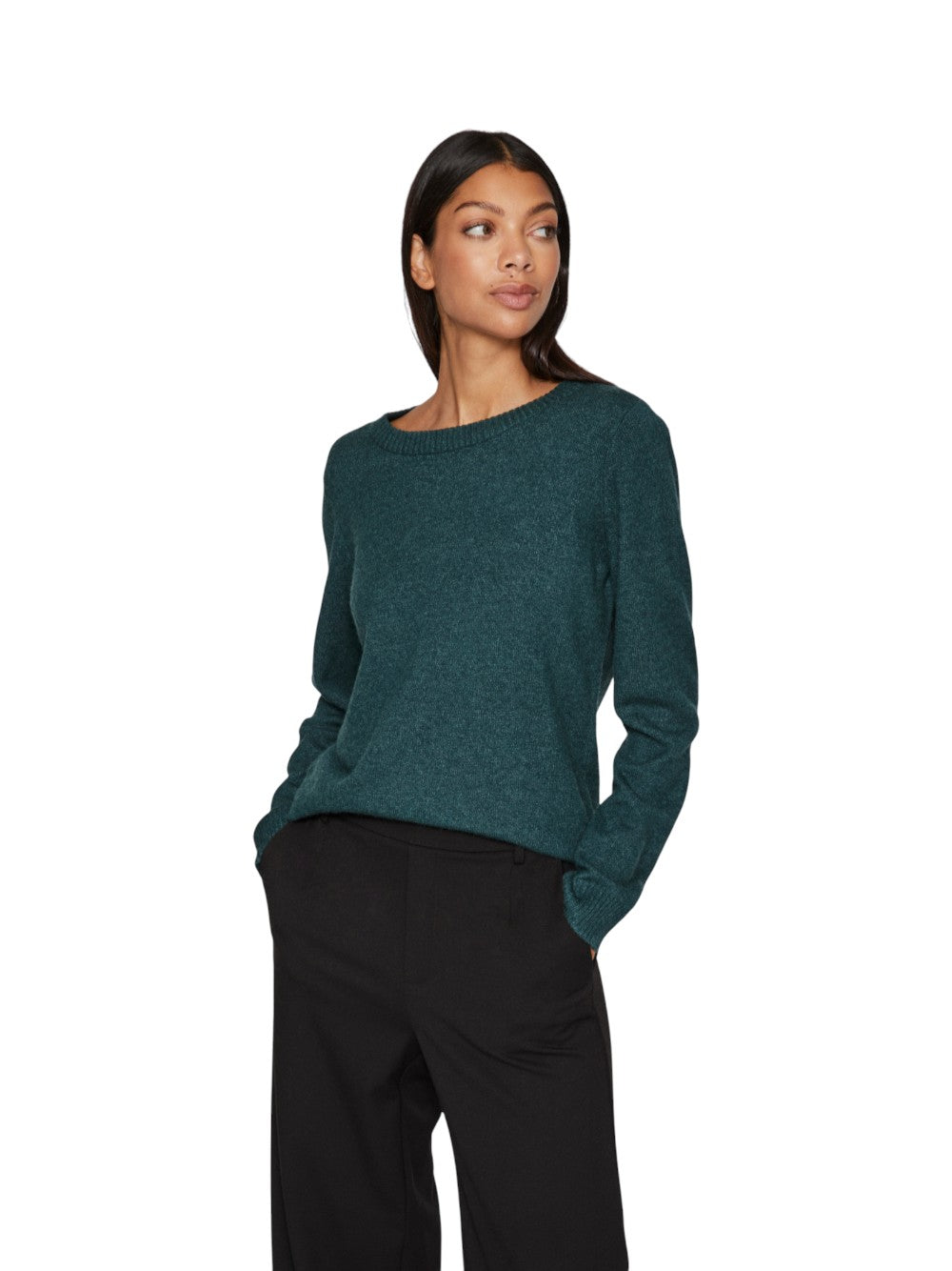 VILA Maglia Donna VIRIL O-NECK L/S  KNIT TOP - NOOS 14054177