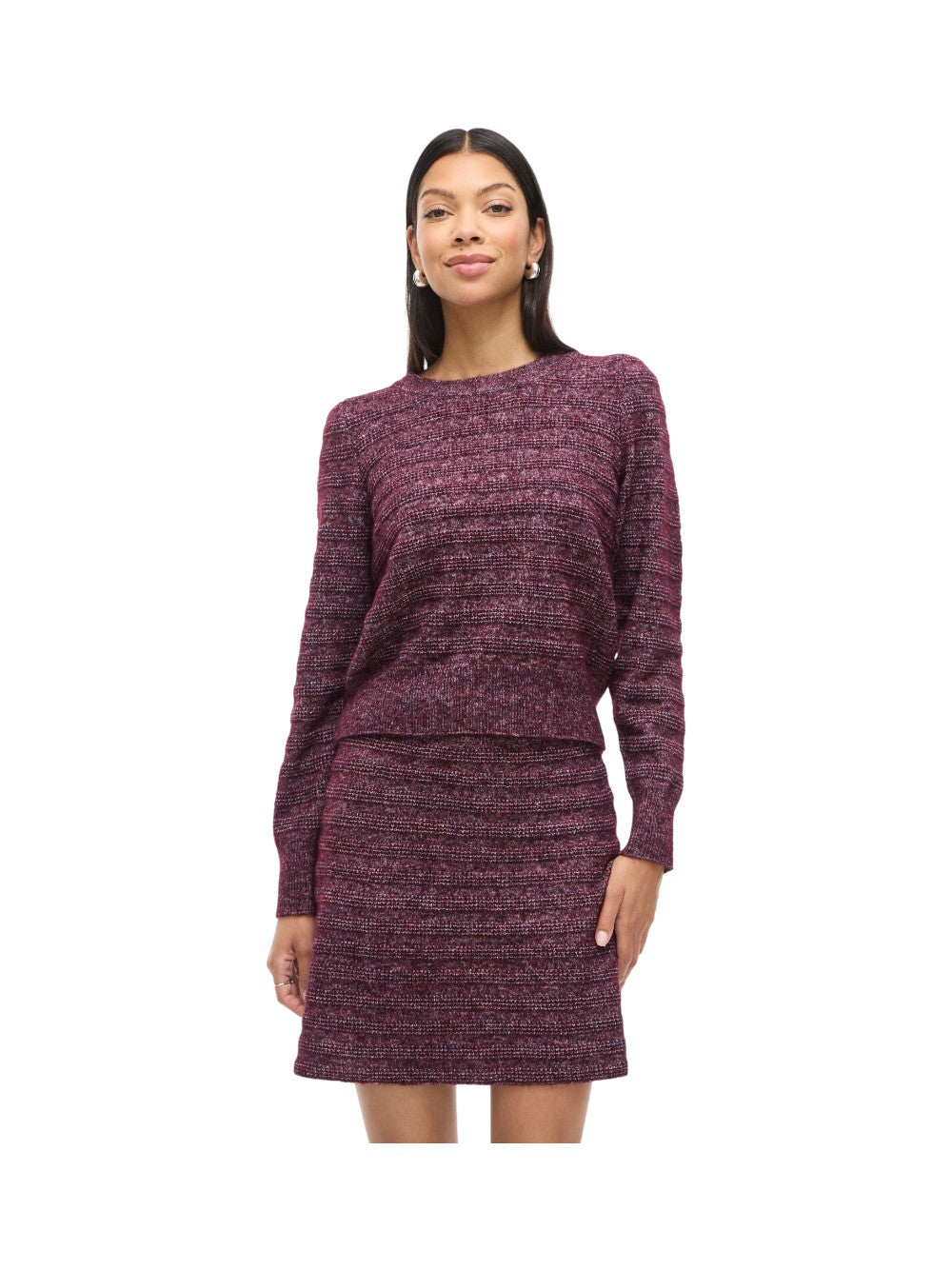 VILA Maglia Donna VIJAYLA O-NECK L/S KNIT TOP 14108795