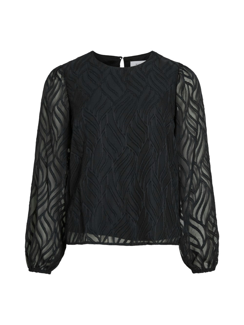 VILA Blusa Donna VIMIKA O-NECK L/S TOP - NOOS 14107406