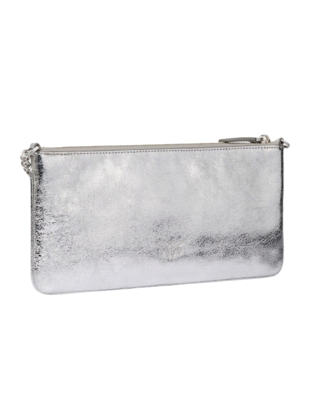 Pinko Women's Horizontal Flat Laminated Leather Bag