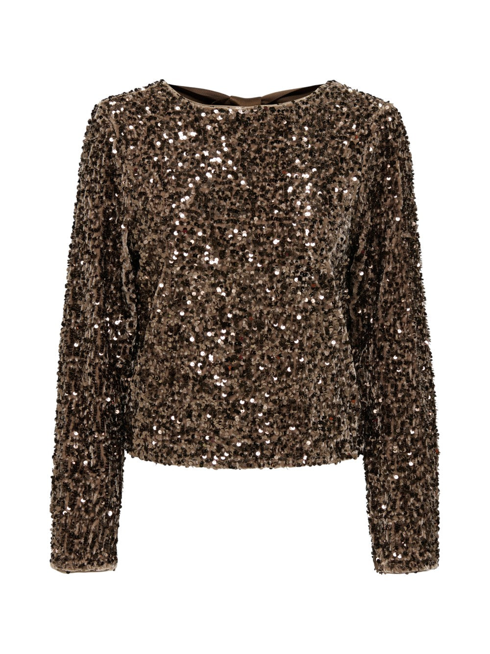ONLY Maglia Donna ONLCONFIDENCE L/S SEQUIN BOW TOP JRS 15360166