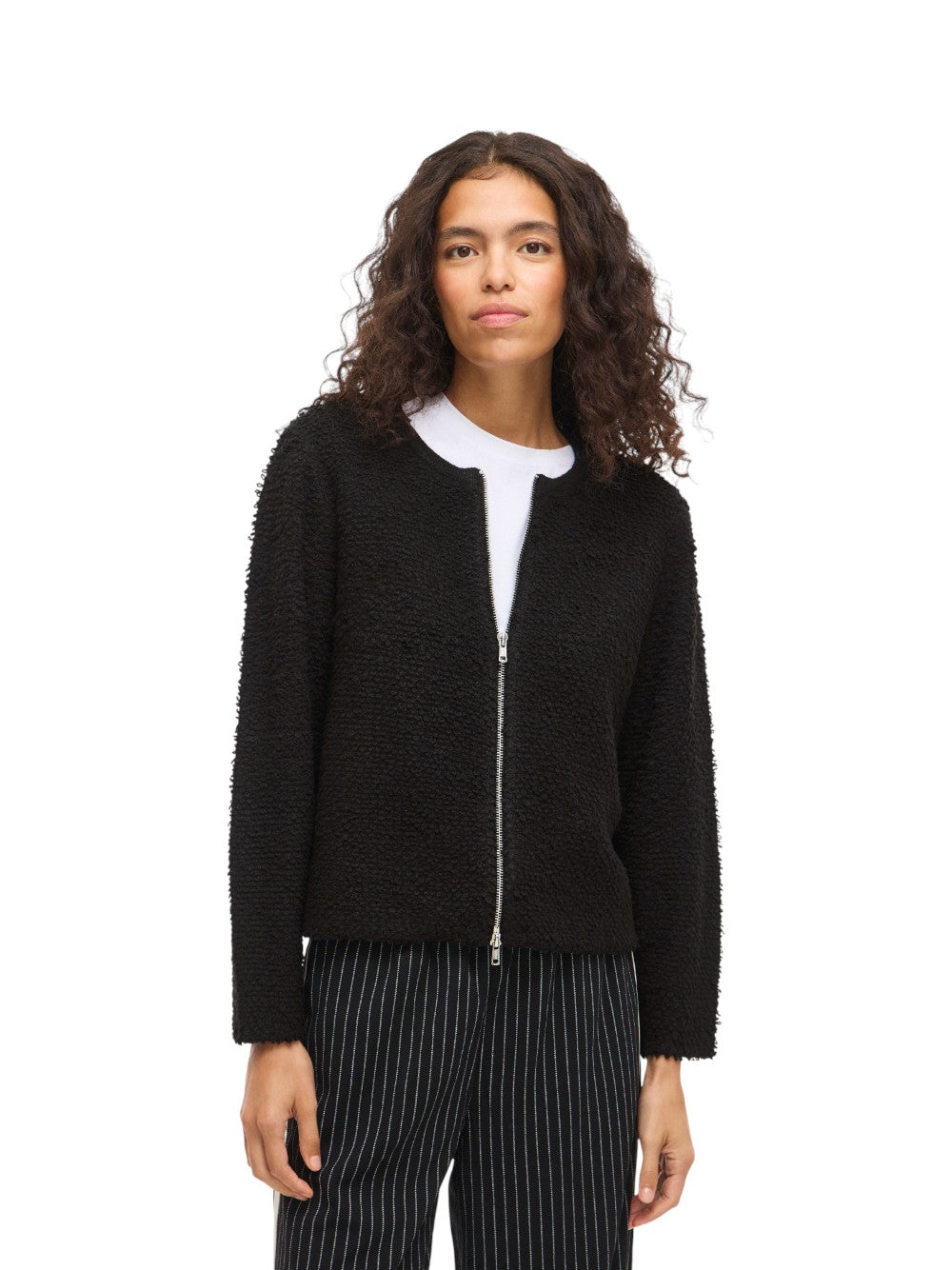 VILA Cardigan Donna VIPAZA O-NECK L/S ZIPPER KNIT CARDIGAN 14109011