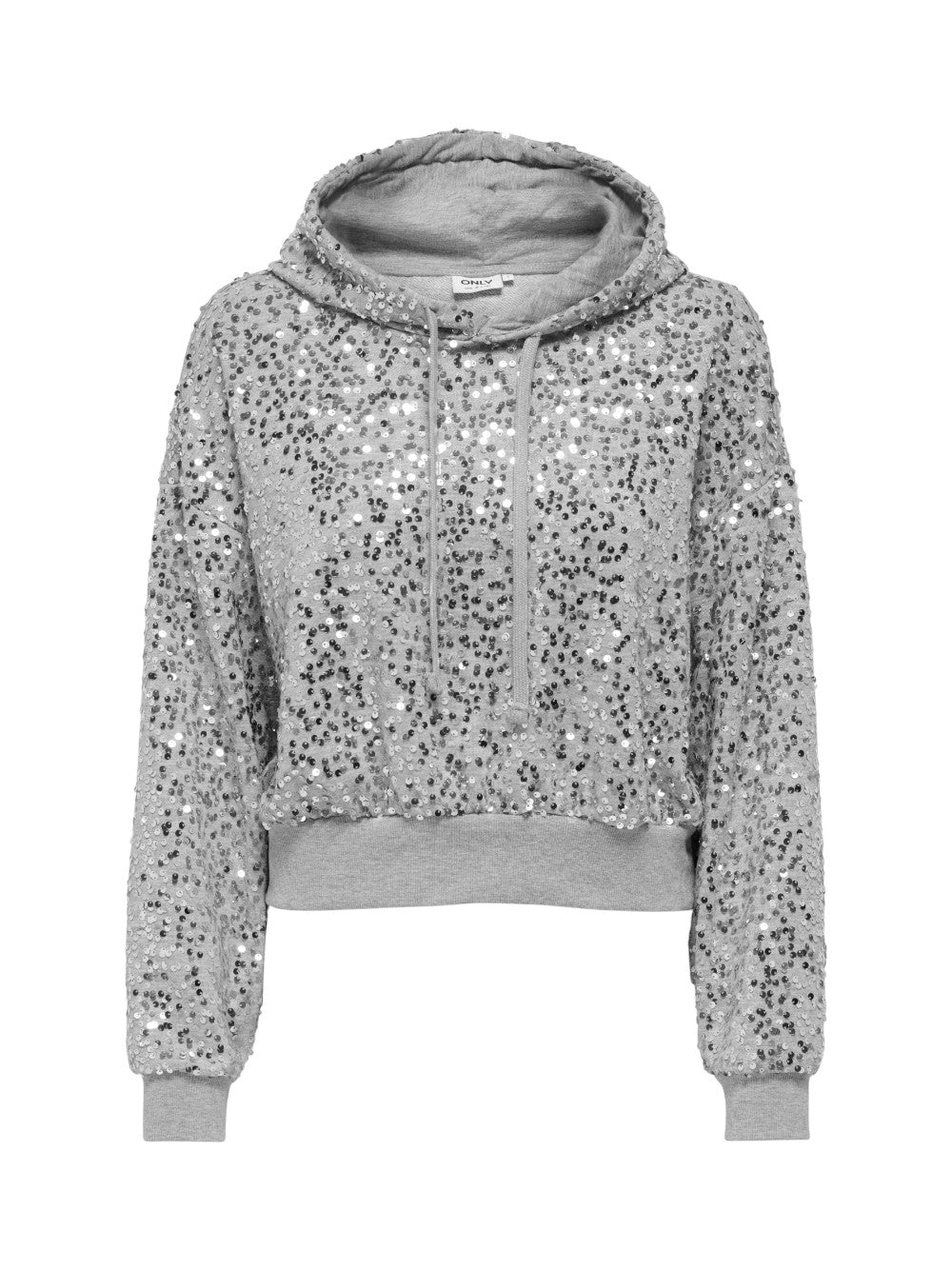 ONLY Felpa Donna ONLJADA L/S SEQUINS HOOD SWT 15358838