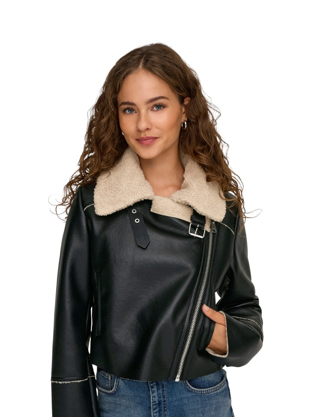 ONLY GIUBBINO Donna ONLDORA BONDED SHORT JACKET CC OTW 15349067