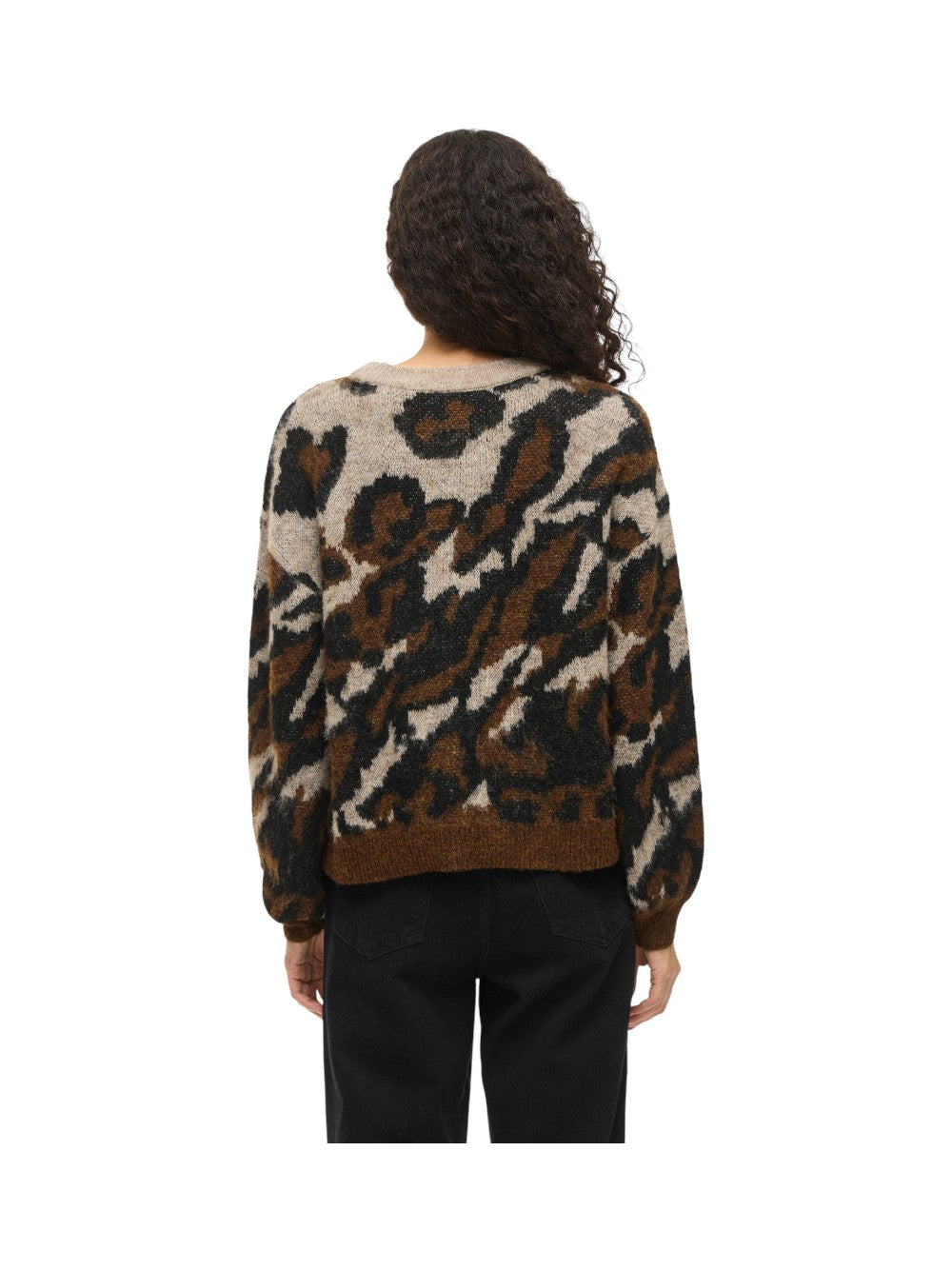 VILA Maglia Donna VILOMA O-NECK L/S JACQUARD KNIT TOP 14108972