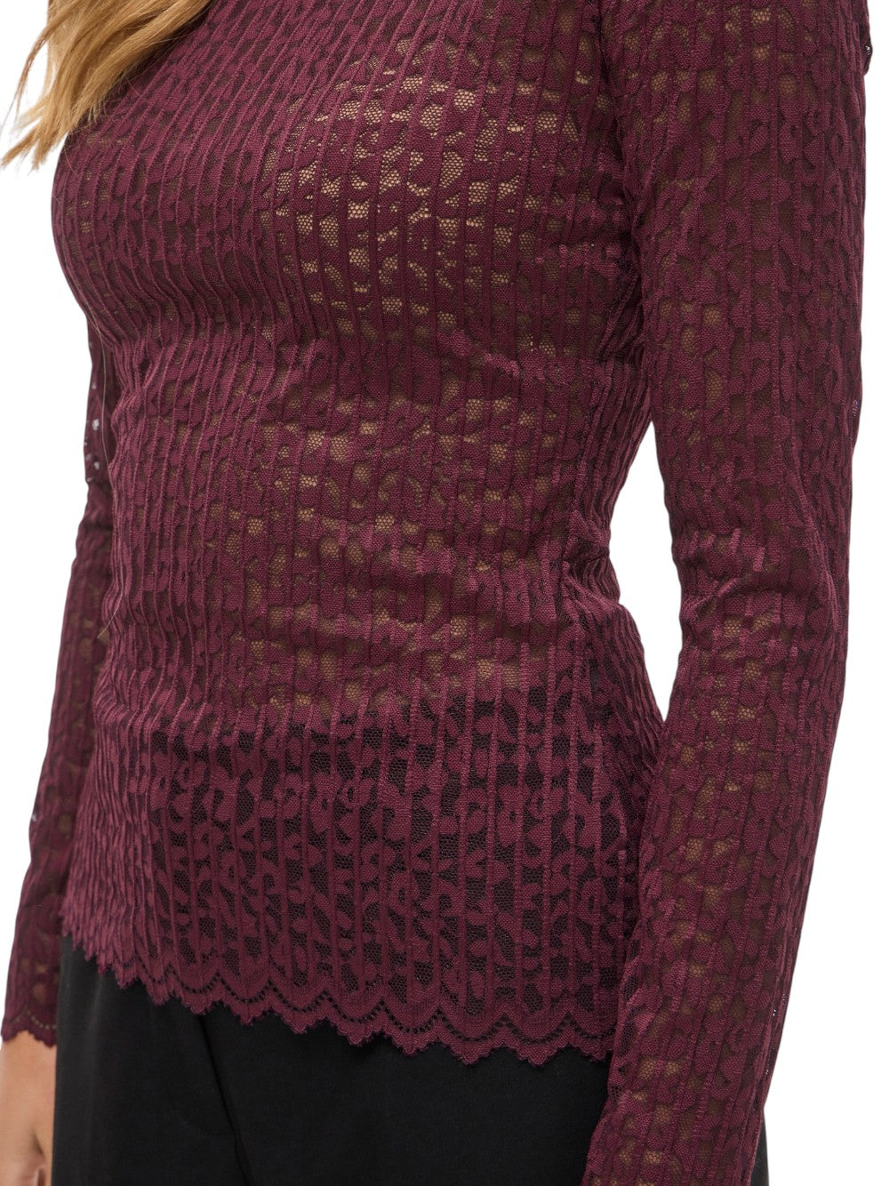 VILA Maglia Donna VIROMINA BOATNECK L/S TOP/TES 14108569