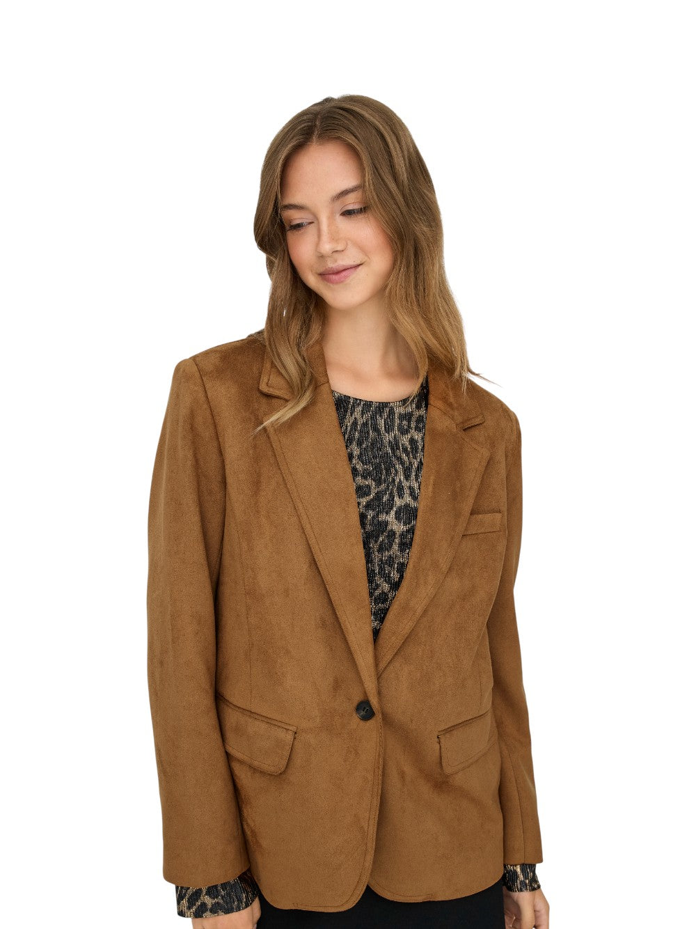 ONLY Giacca Donna ONLINA LIFE L/S FAUX SUEDE BLAZER TLR 15357019