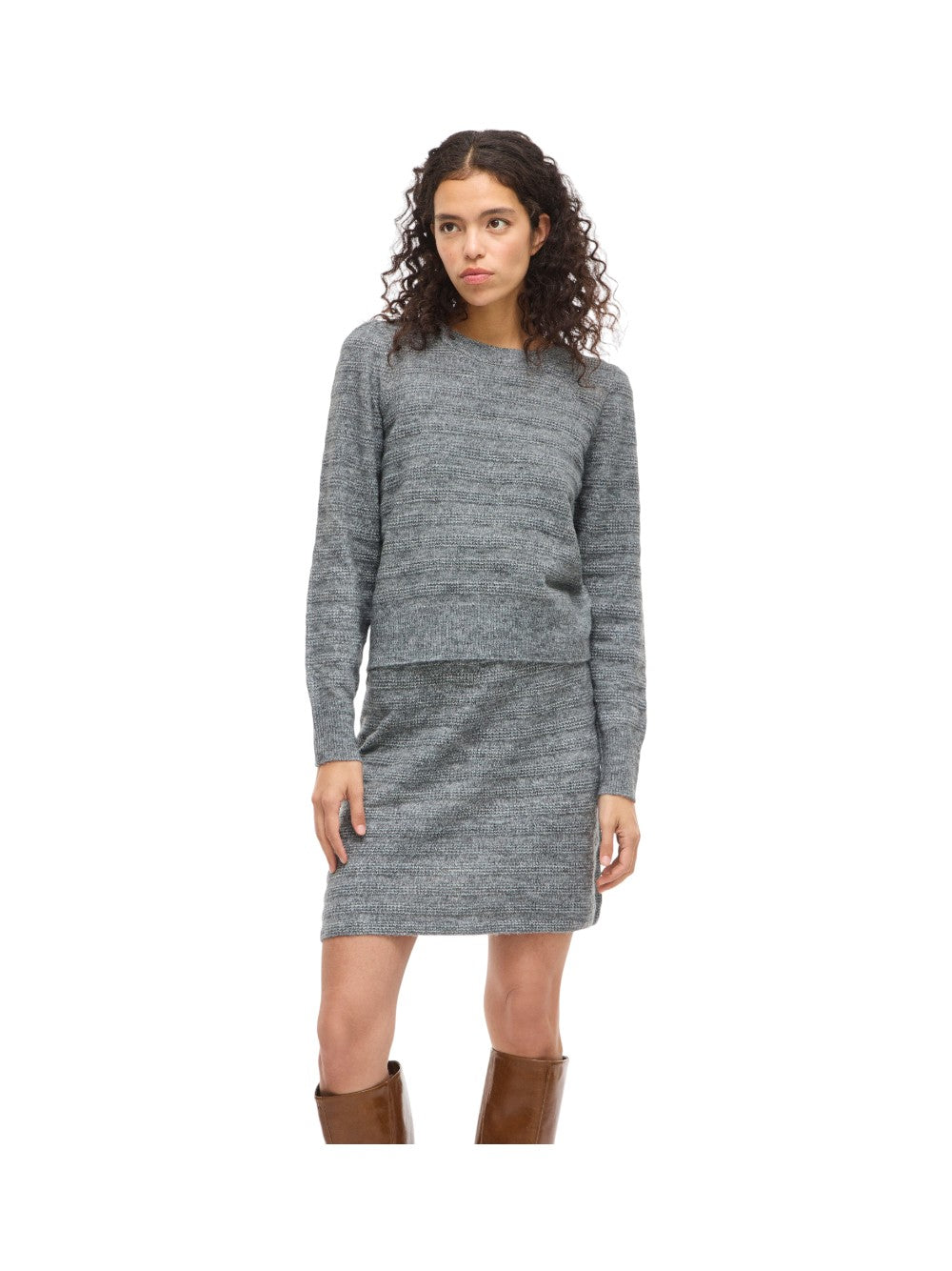 VILA Maglia Donna VIJAYLA O-NECK L/S KNIT TOP 14108795