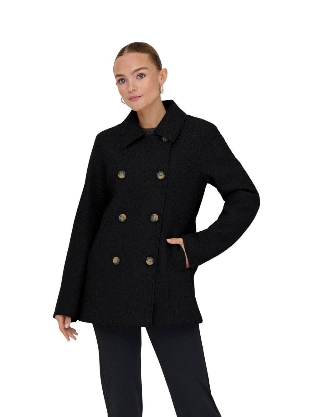 ONLY Cappotto Donna ONLBLAKE LIFE PEACOAT CC OTW 15349215