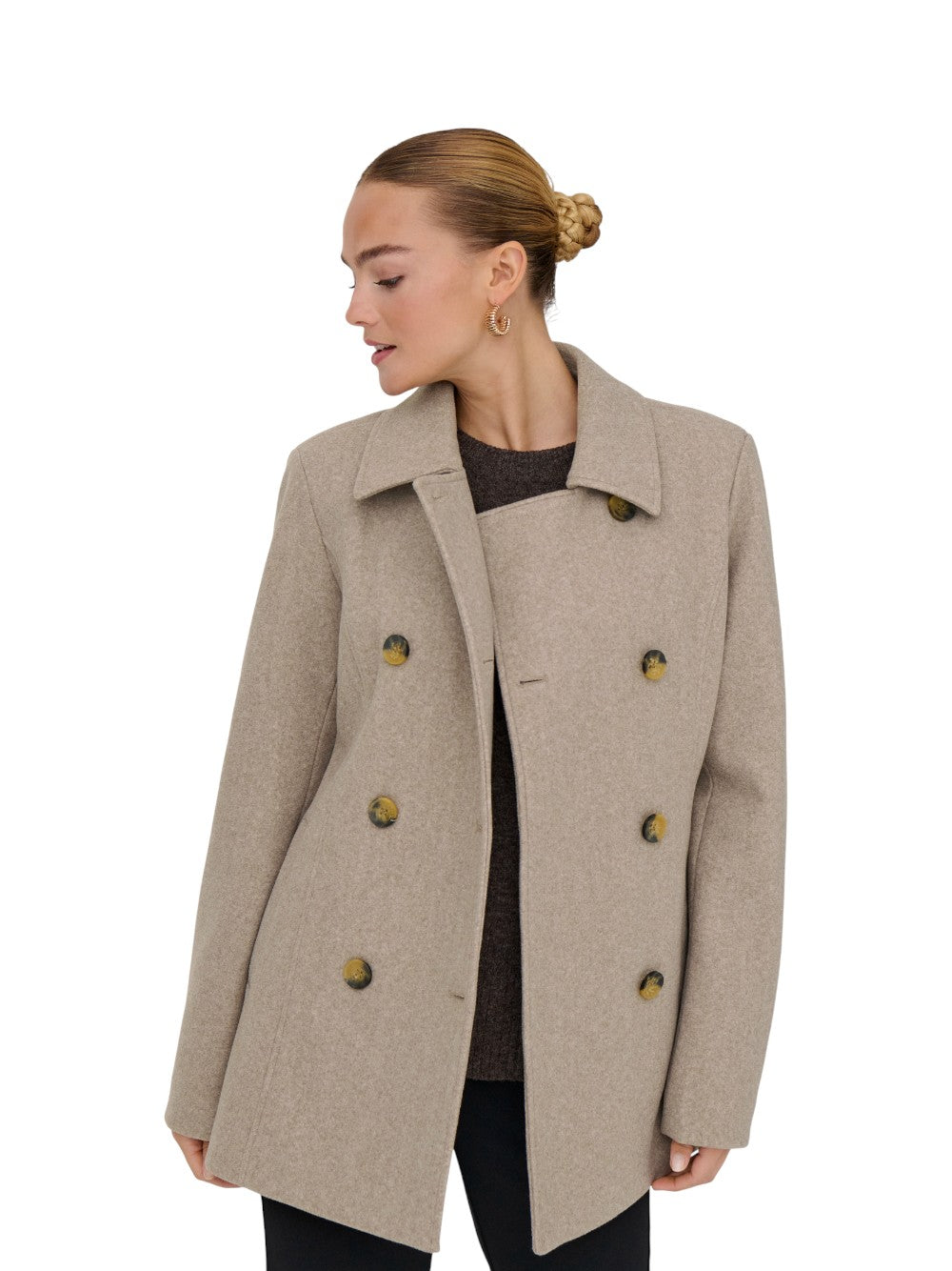 ONLY Cappotto Donna ONLBLAKE LIFE PEACOAT CC OTW 15349215