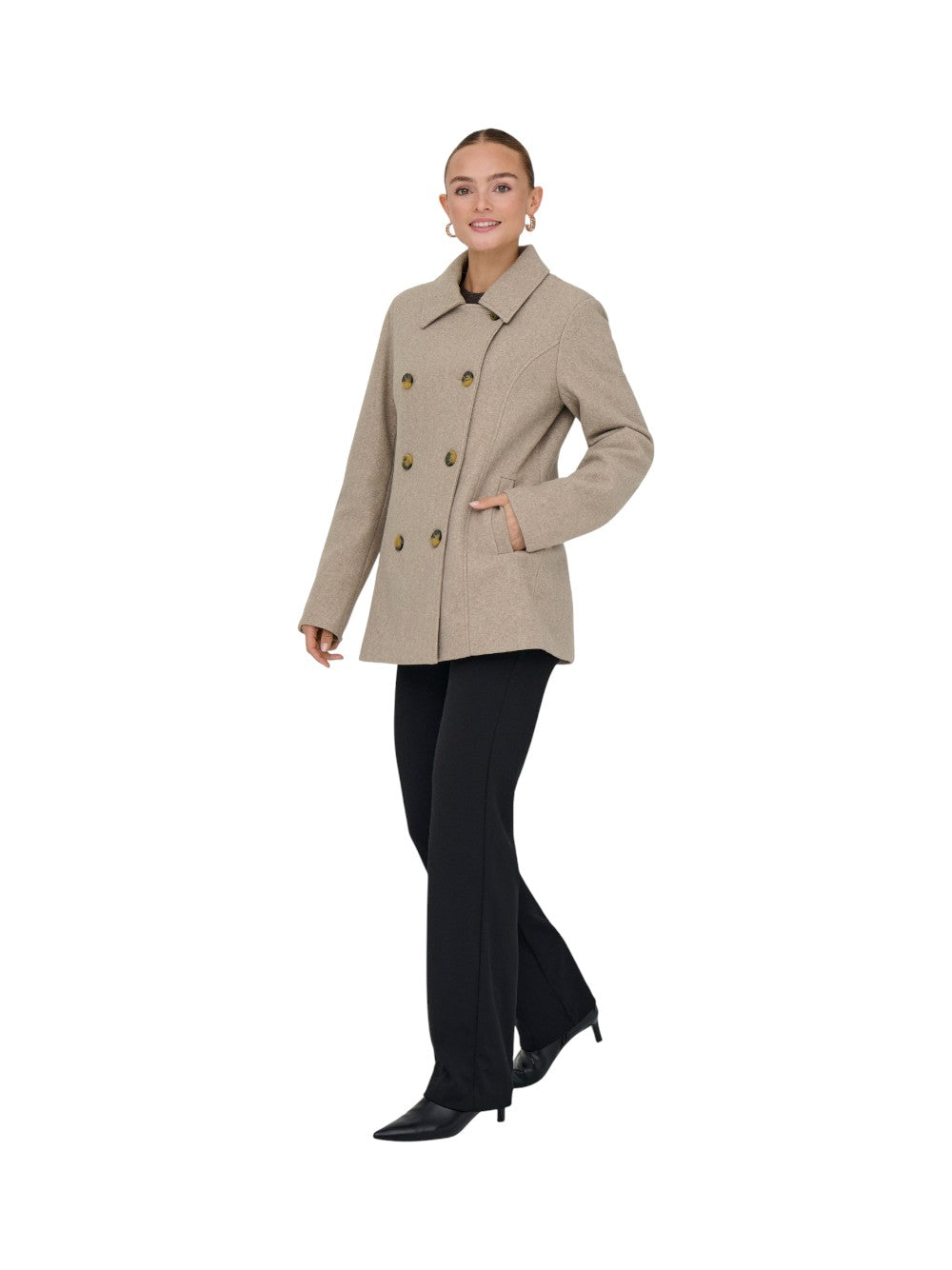 ONLY Cappotto Donna ONLBLAKE LIFE PEACOAT CC OTW 15349215