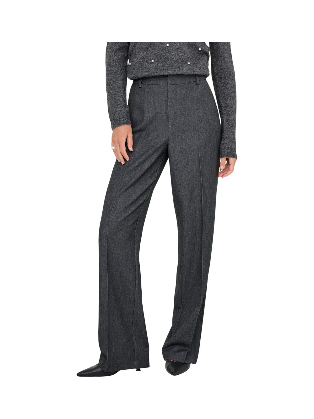 ONLY pantaloni Donna ONLHATTIE-LANA HW W MEL PANT TLR NOOS 15318089