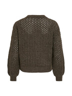 VILA Maglia Donna VIRYLEIGH O-NECK L/S KNIT TOP/TES 14108860