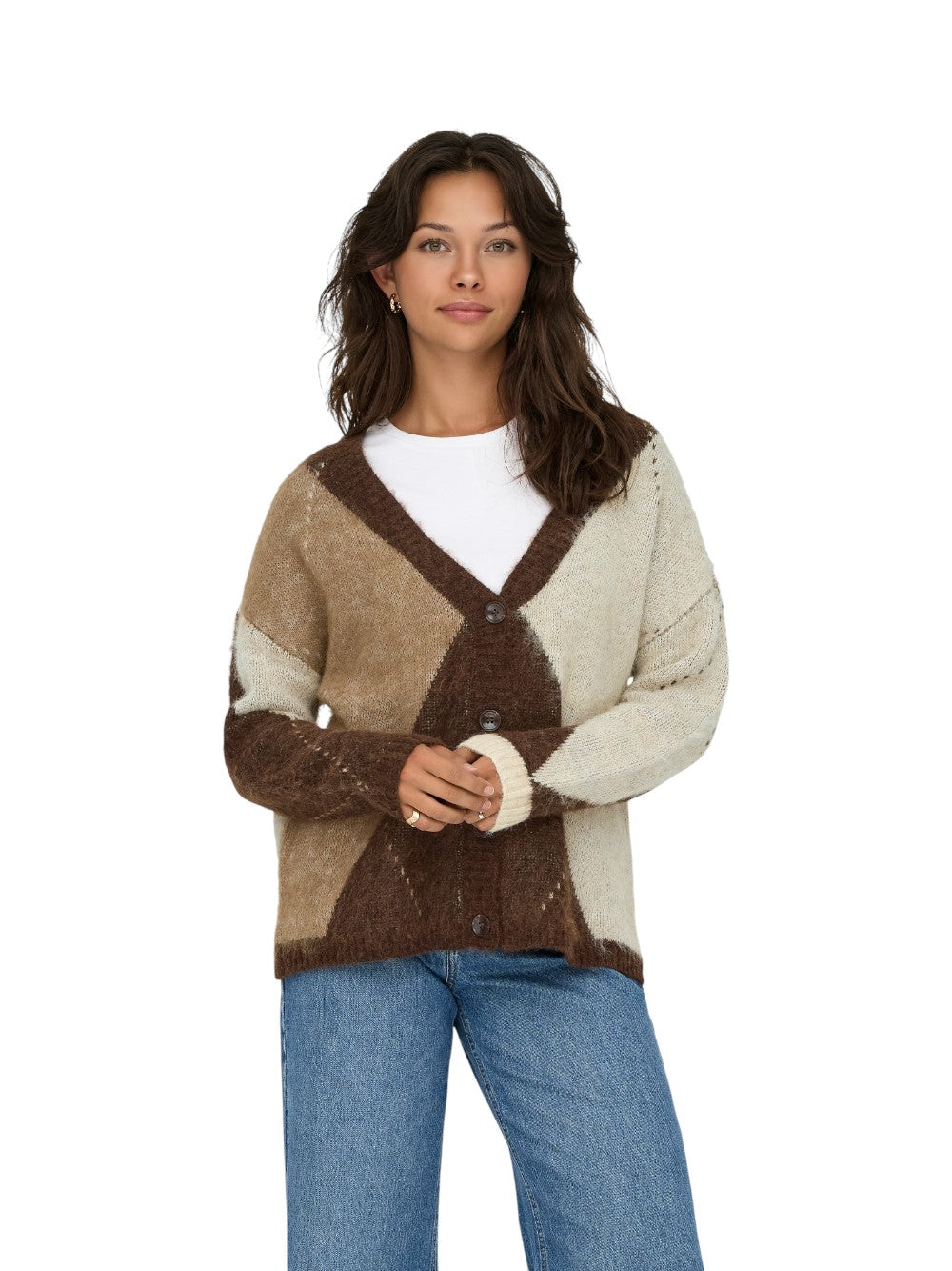 ONLY Cardigan Donna ONLNOEME JQ LS LIFE CARDI V-NECK KNT 15353228