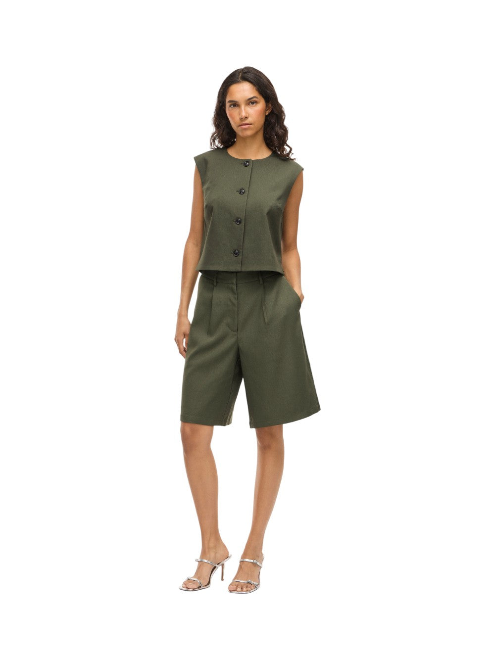 VILA Short Donna Viculda Hw Shorts/Bfs 14107568