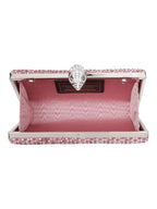 Kurt Geiger Borsa Donna Crystal Kensington Clutch-Pink Comb-Fabric 5569657609 57