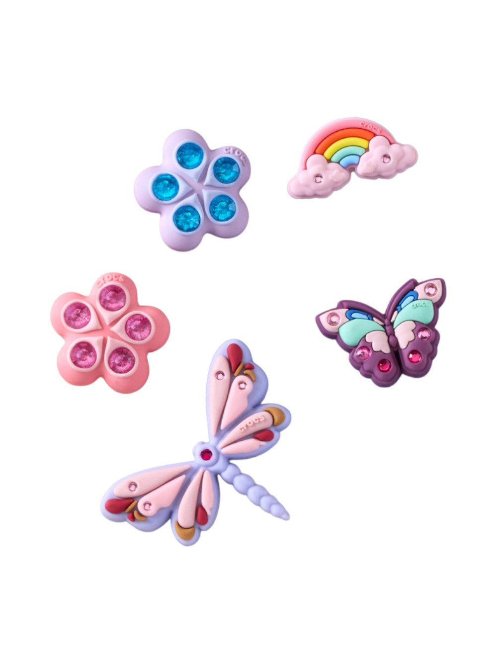 CROCS Charm Donna Magical Garden Bug 5 Pack CR.5950 JIB UCOL