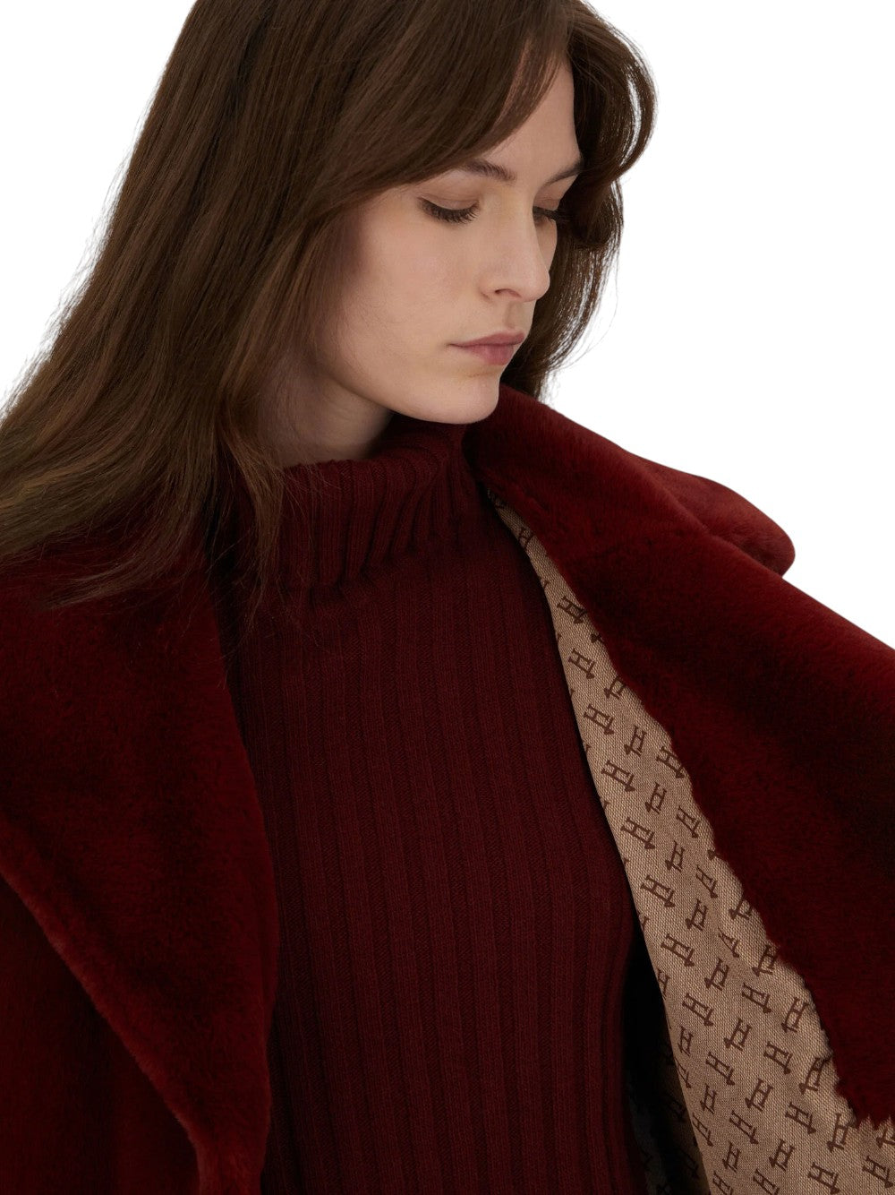 Herno Pelliccia Donna CAPPOTTO LUNGO SOFT FAUX FUR CA000586D12422