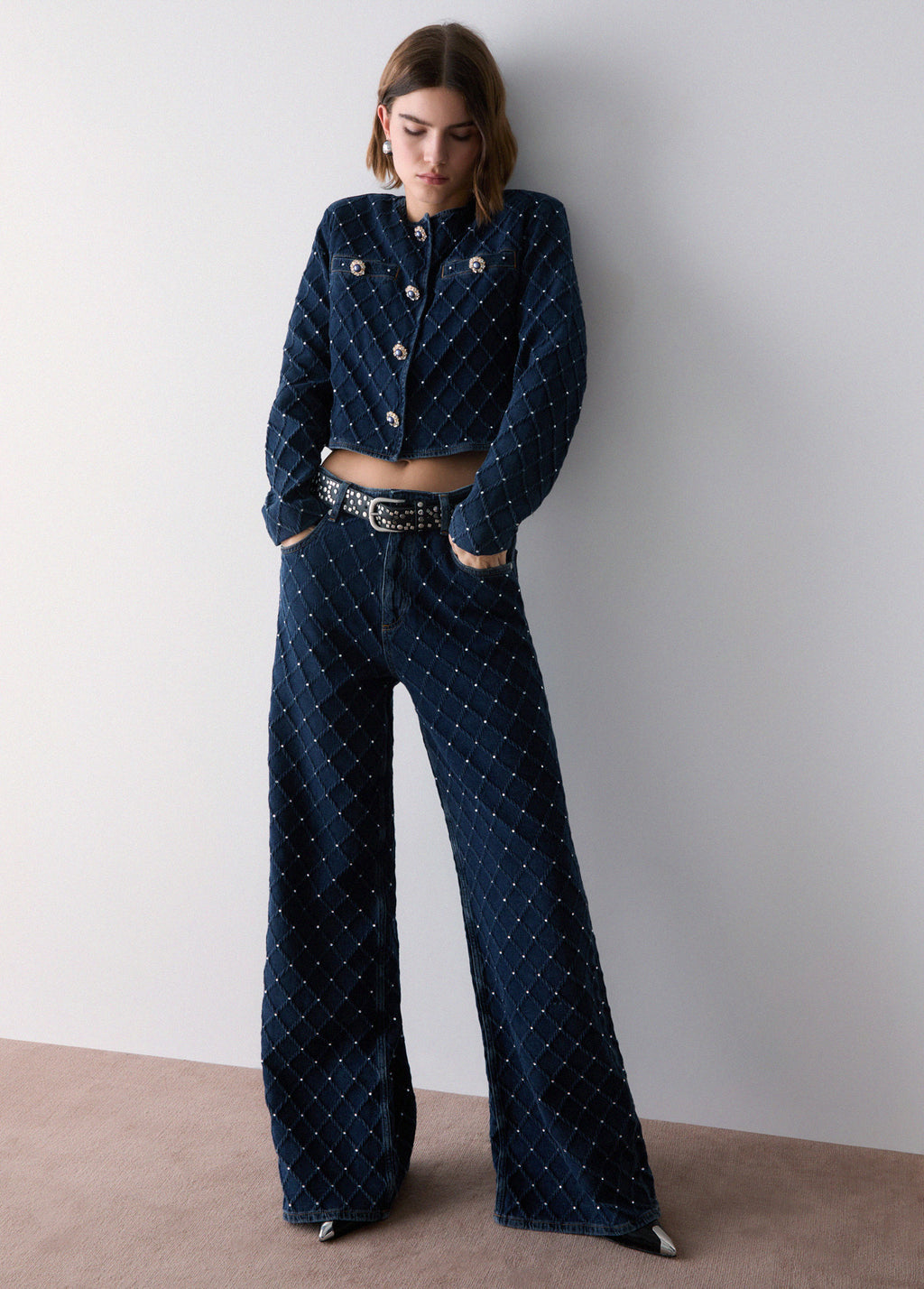 Liu Jo Jeans Donna PANT.STRAIGHT MATELASSE H.W. UF6173D0374 79107