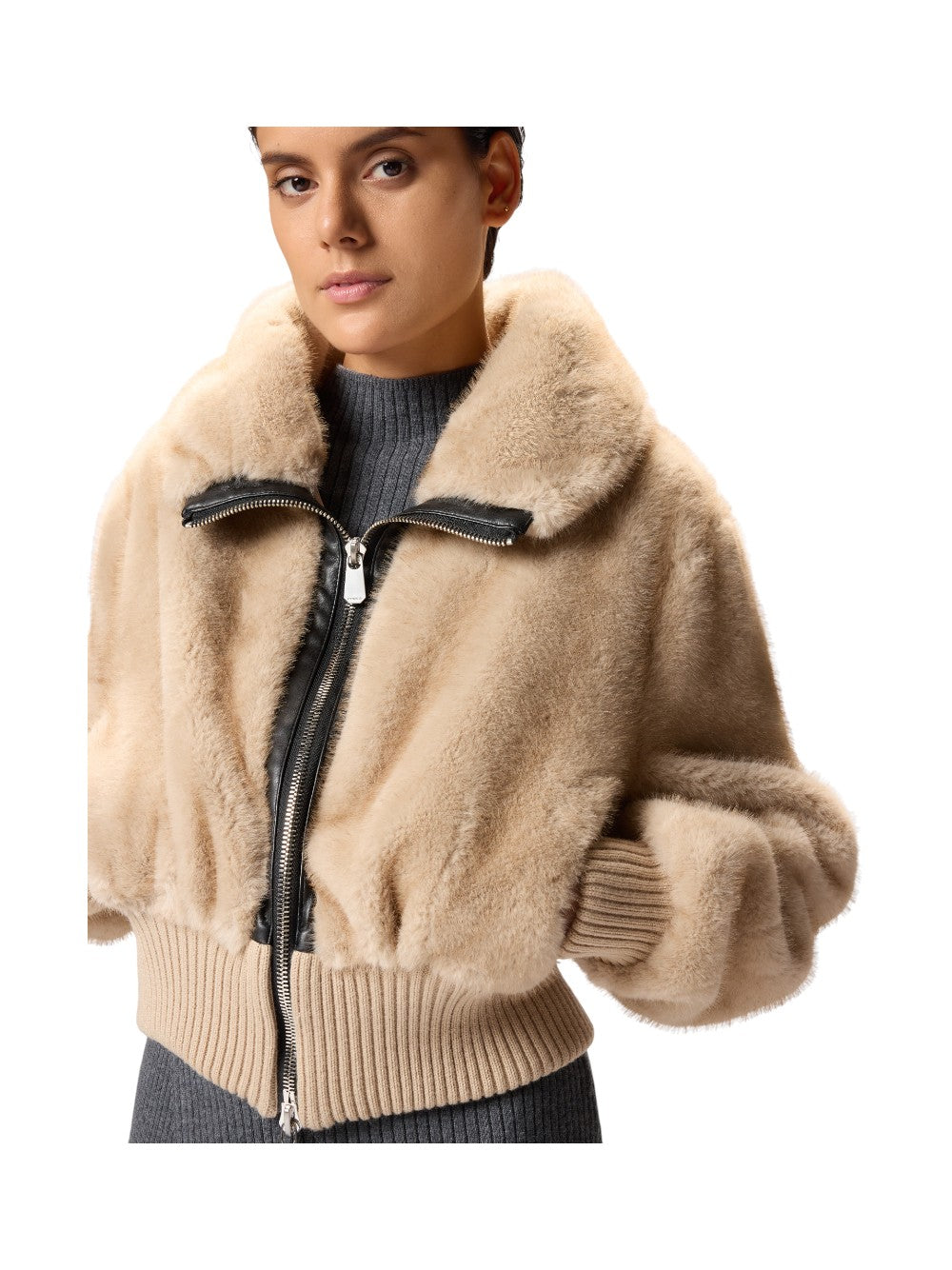 Pinko Simil Pelliccia Donna BAGELS BOMBER 105399A2PI C60