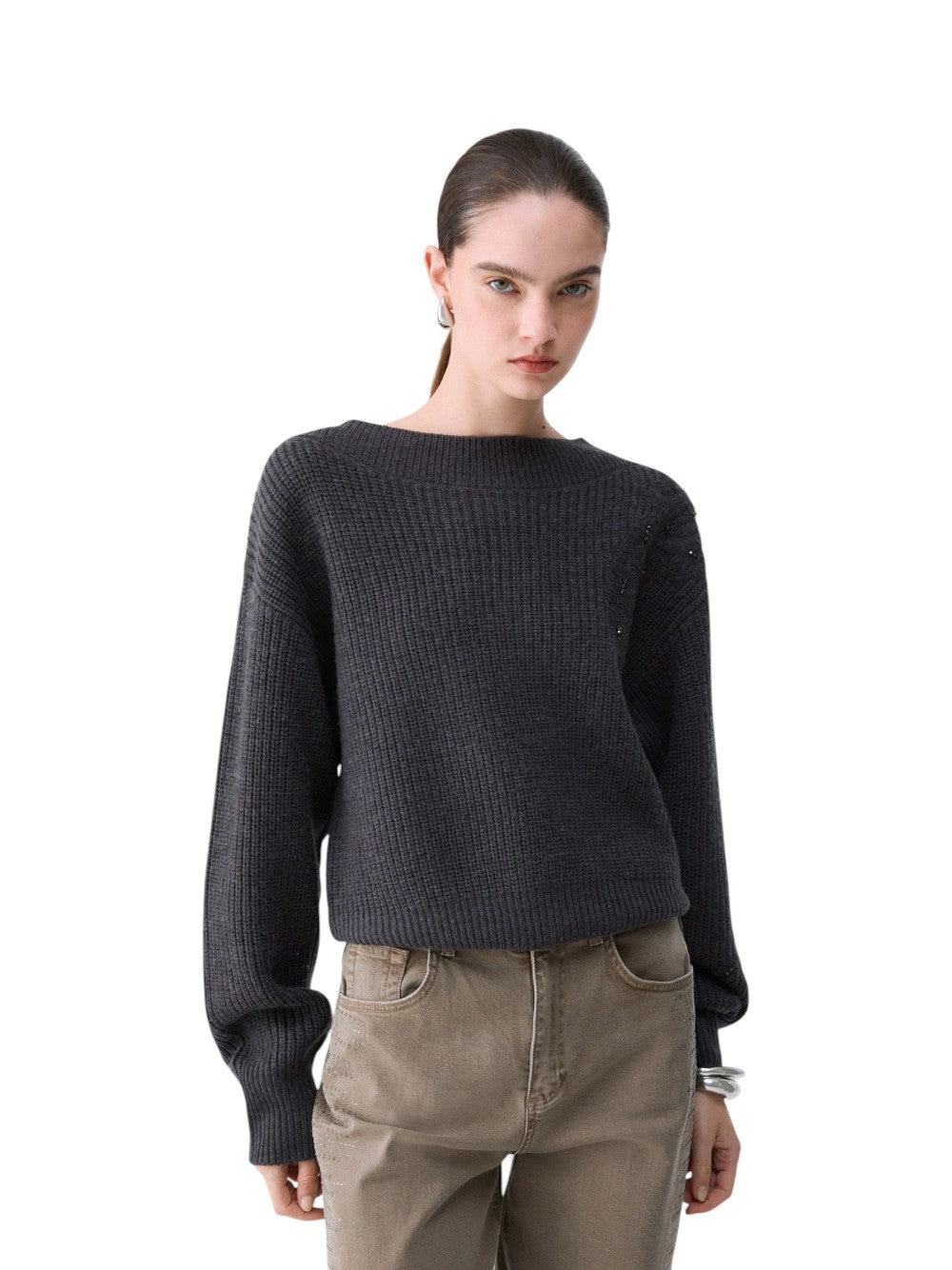 Liu Jo Maglia Donna MAGLIA CHIUSA M/L CF6031MA22S 02070