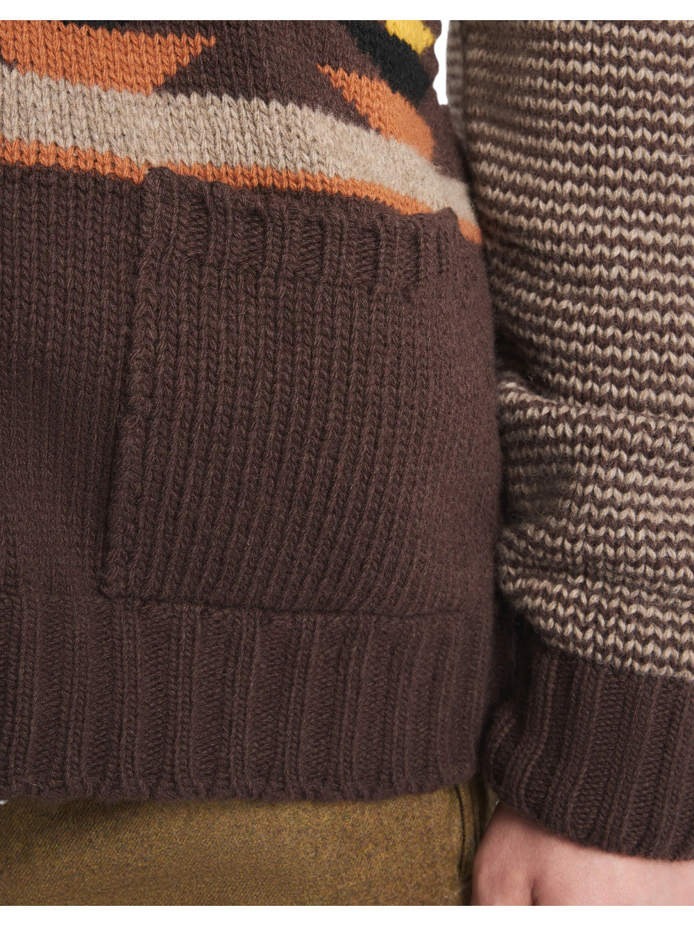 Fay Cardigan Uomo JACQUARD DESERT CODE ARC MMMC1532770YTY0XD9