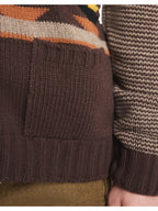Fay Cardigan Uomo JACQUARD DESERT CODE ARC MMMC1532770YTY0XD9